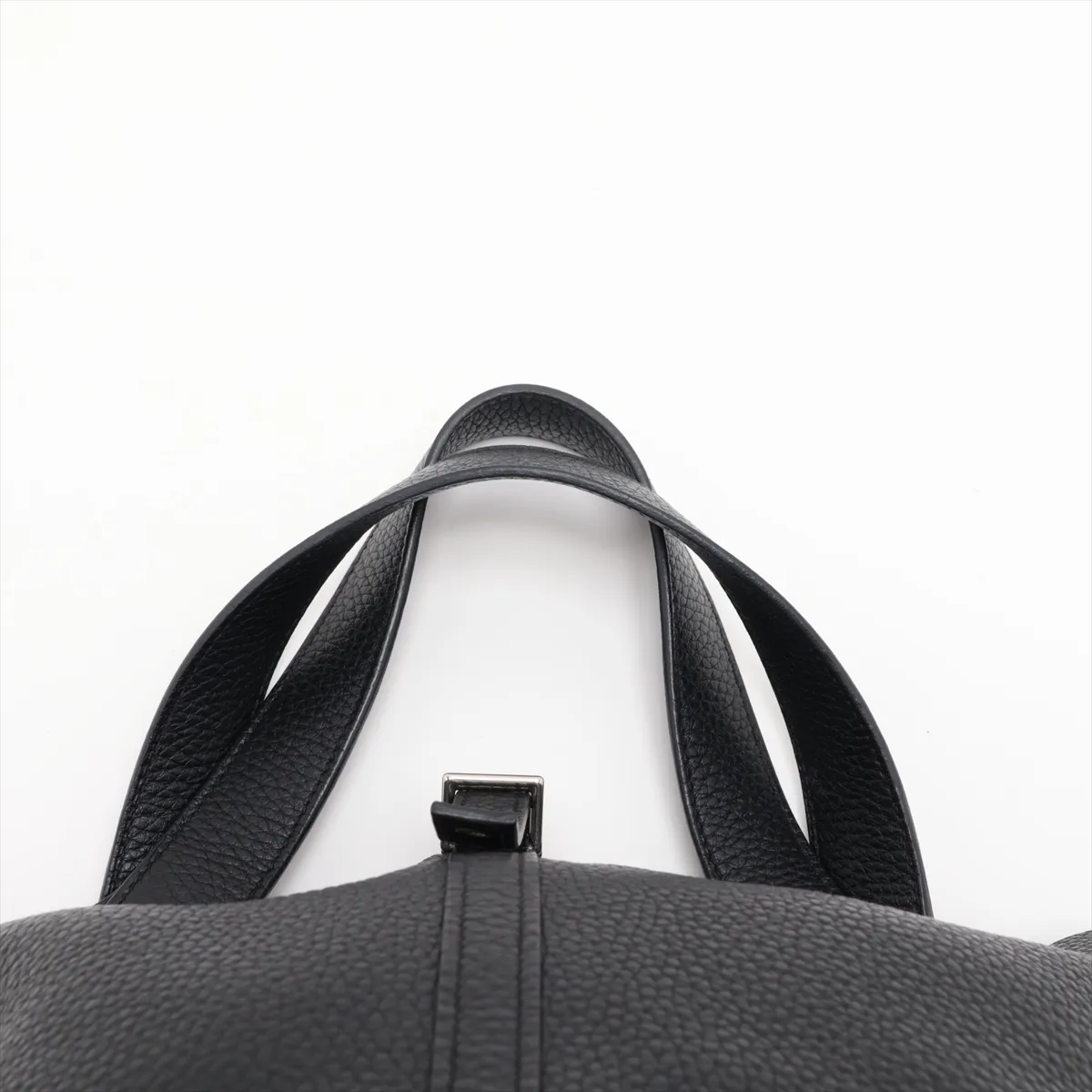 Picotin Lock 22 MM Taurillon Clemence Black Silver Hardware A: 2017 — view 6