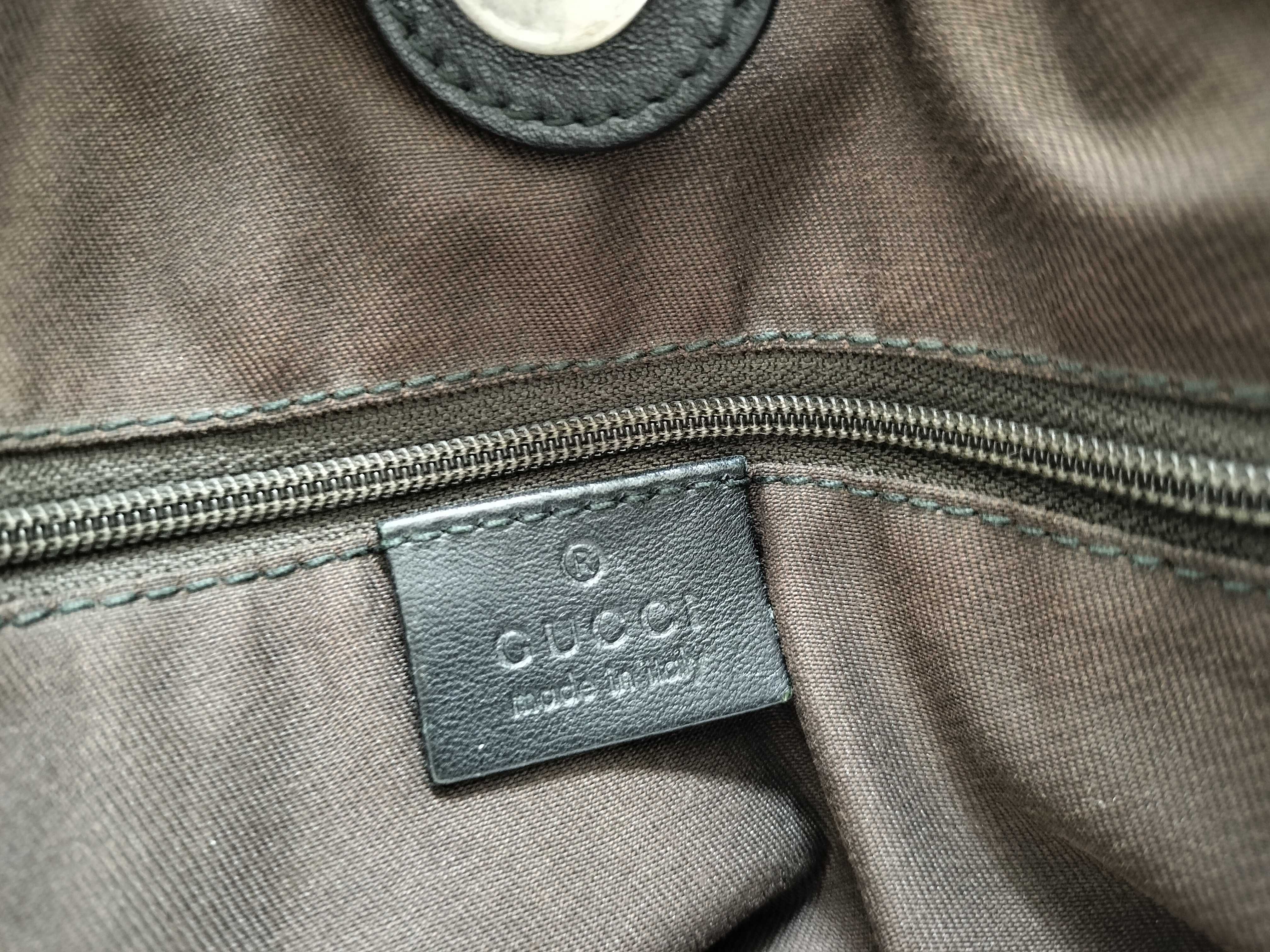 GG Canvas Black Canvas GG Monogram Pumpkin Shoulder Bag — view 12