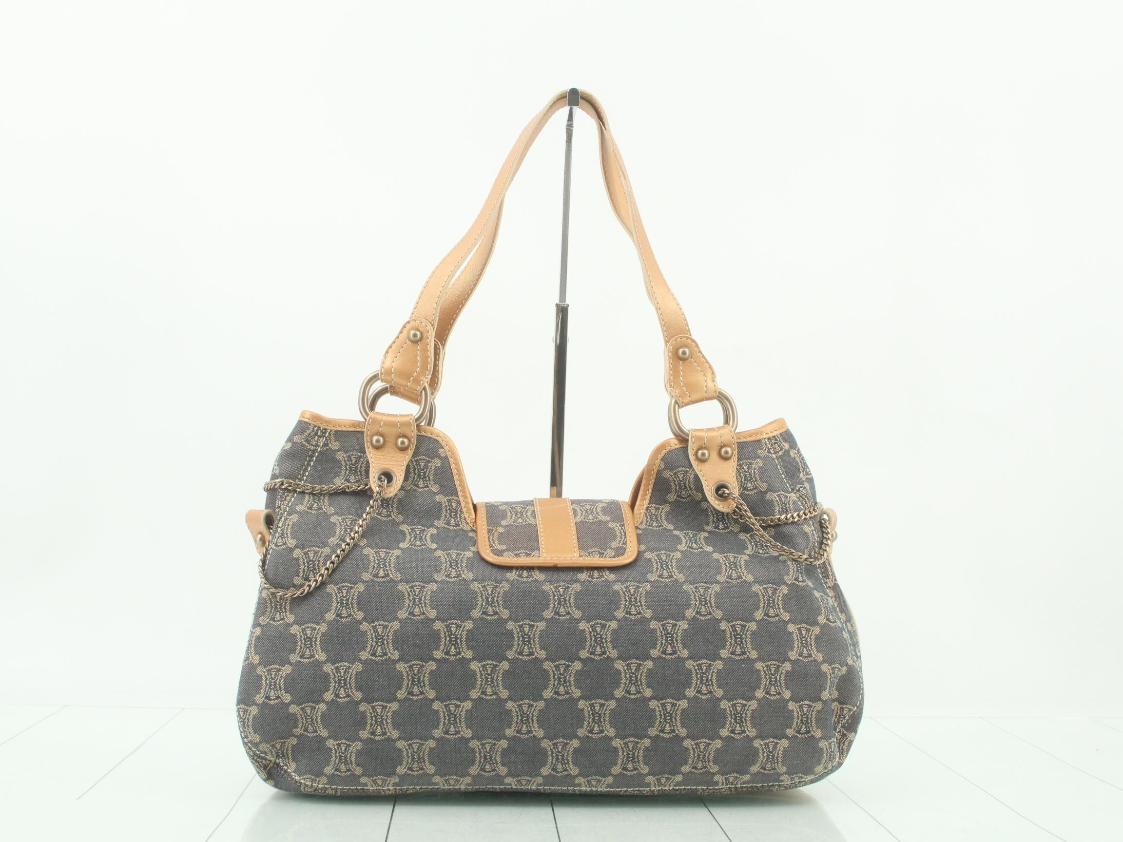 denim shoulder bag — view 2