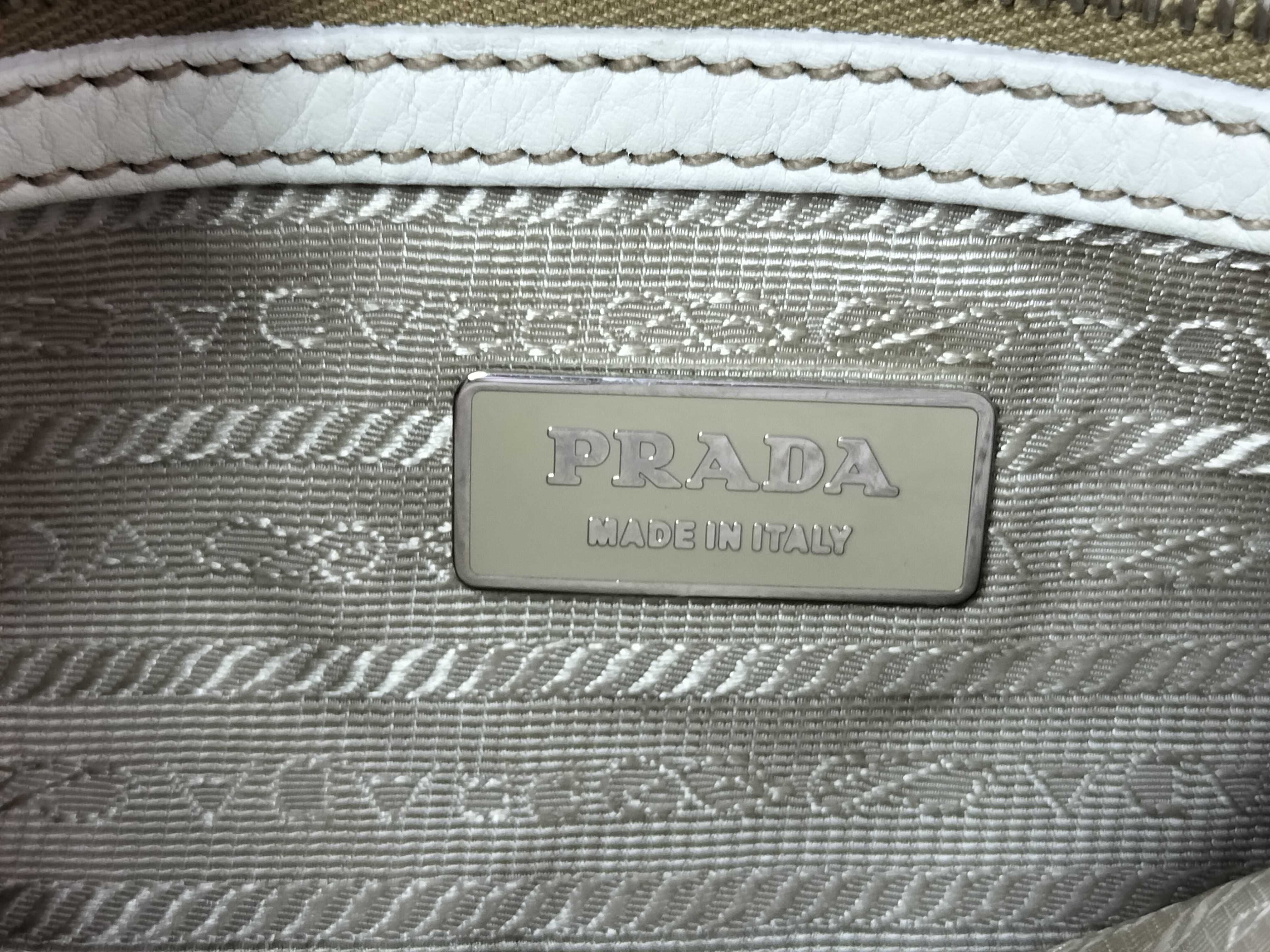 Leather One-Shoulder Bag, Ivory, BT0531 (Shoulder Bag) — view 9