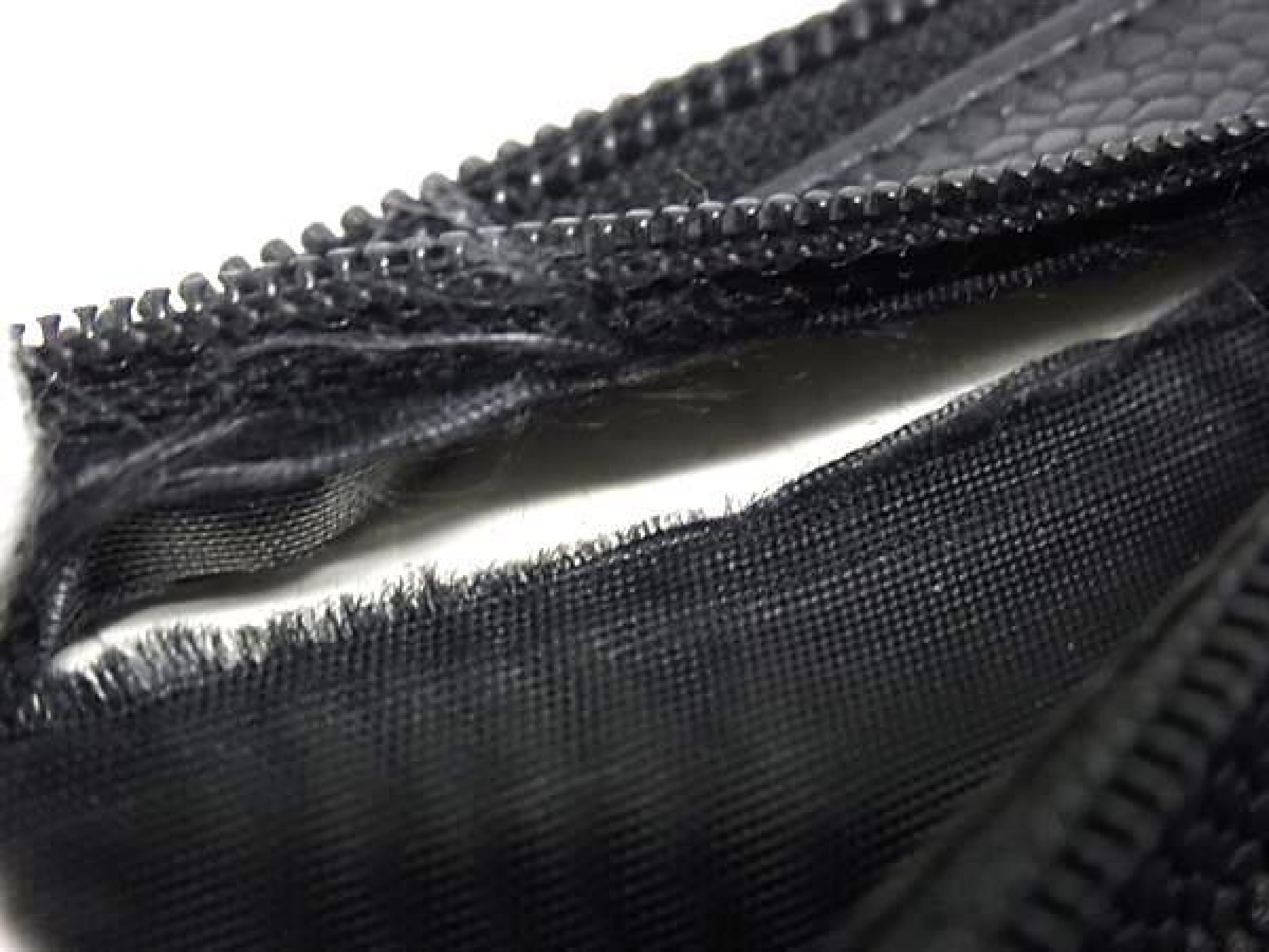 Coco Mark Caviar Skin Round Zipper Long Wallet Billfold Card Holder Coin Purse Black Wallet — view 8