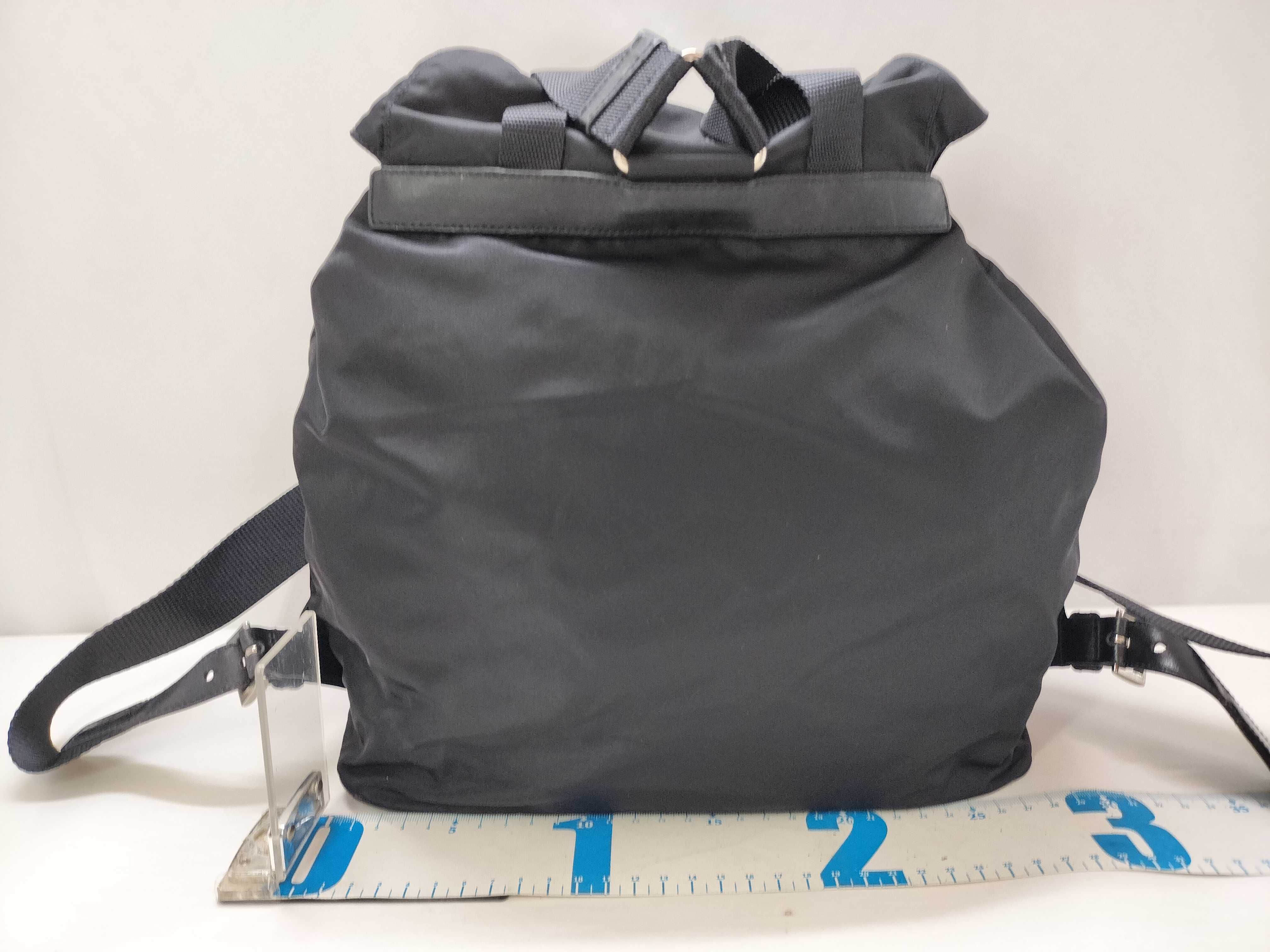 nylon backpack with triangular logo. — view 2