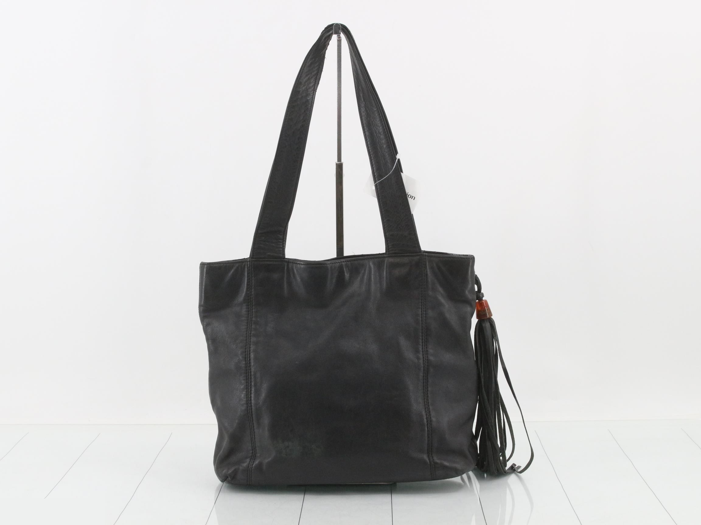Large Coco Stitch Tote Bag with Fringe — view 2