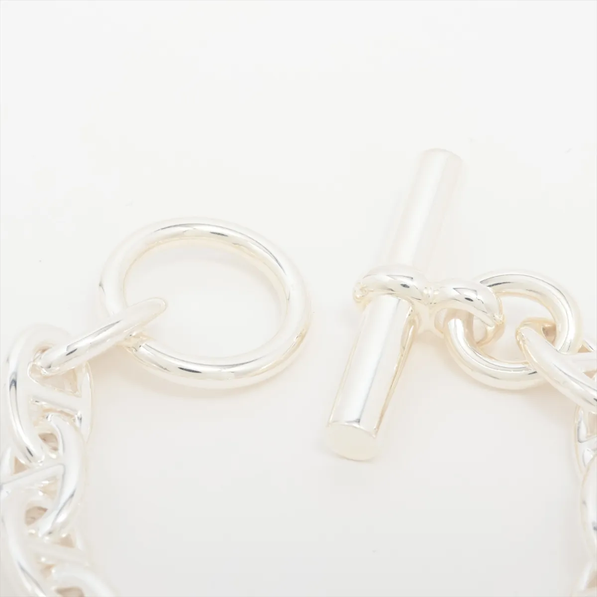 Chaine d'Ancre PM Bracelet, 15 links, 925 sterling silver, 33.0g, 24G207109. Shows signs of wear, including — view 4