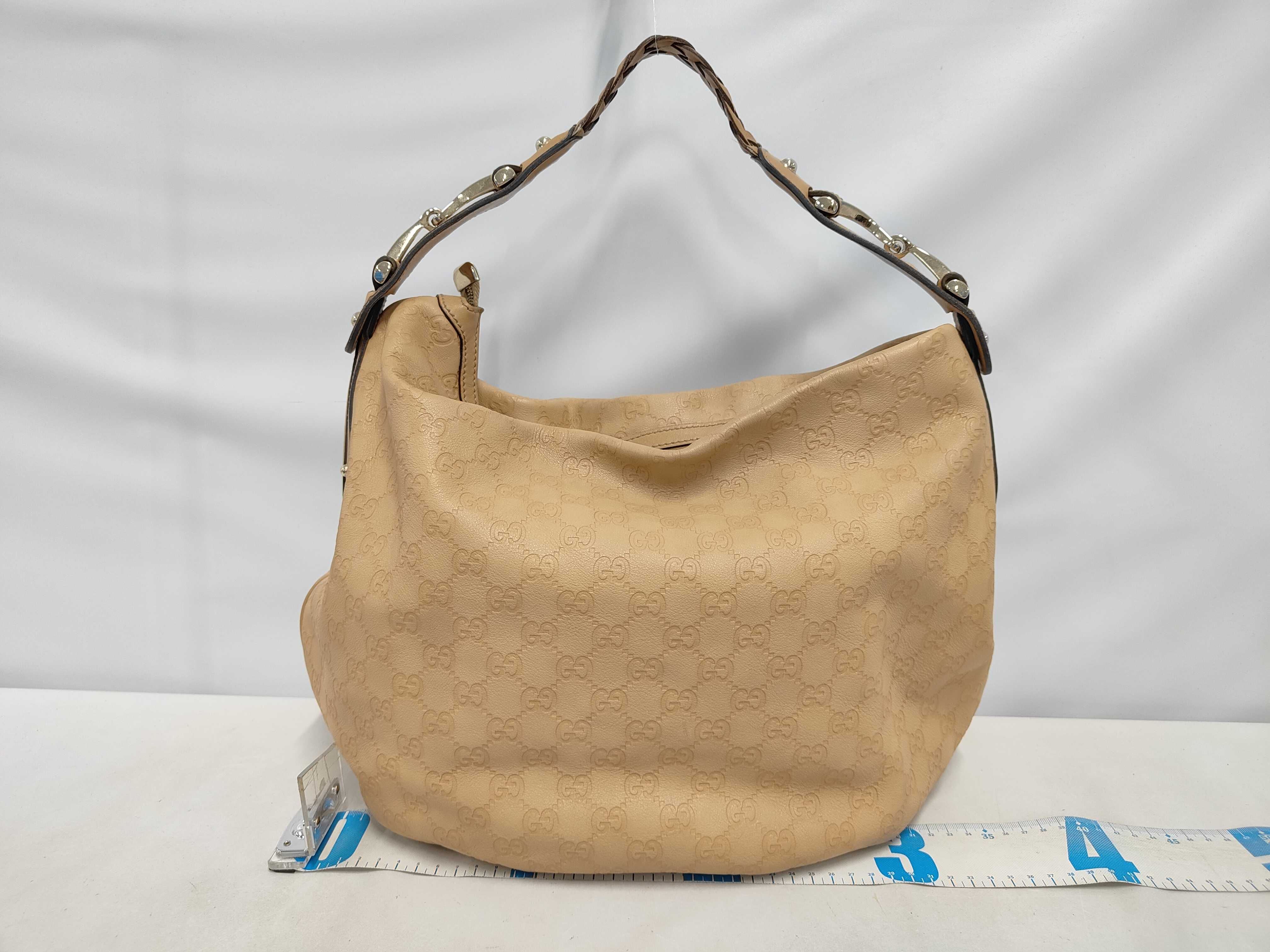 Guccissima Horsebit Hobo One-Shoulder Bag — view 2