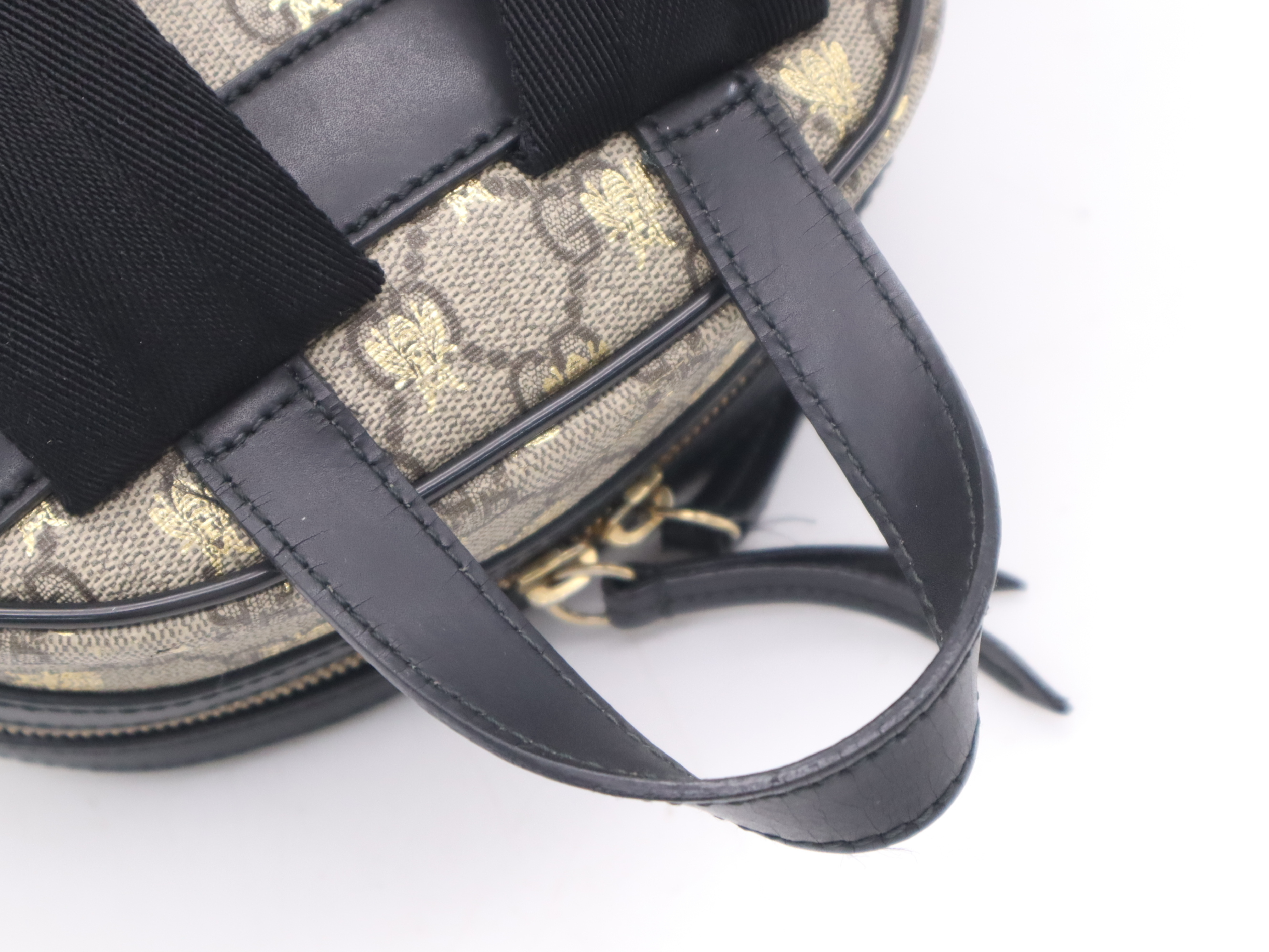 427042GG Supreme Bee Backpack, Beige/Black, Rucksack — view 9
