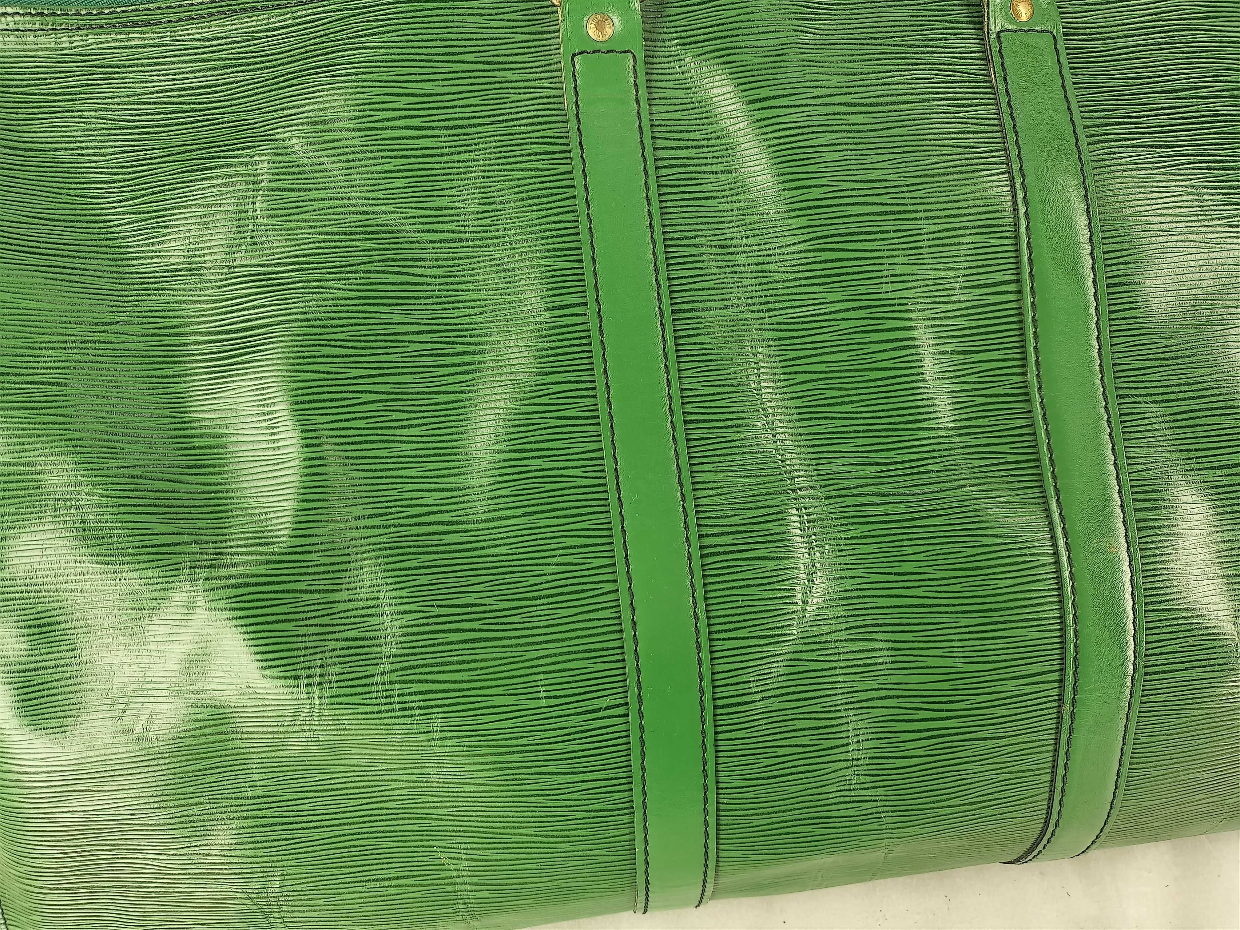 Keepall 55 Epi Borneo Green M42954 VI881 Boston Bag — view 15