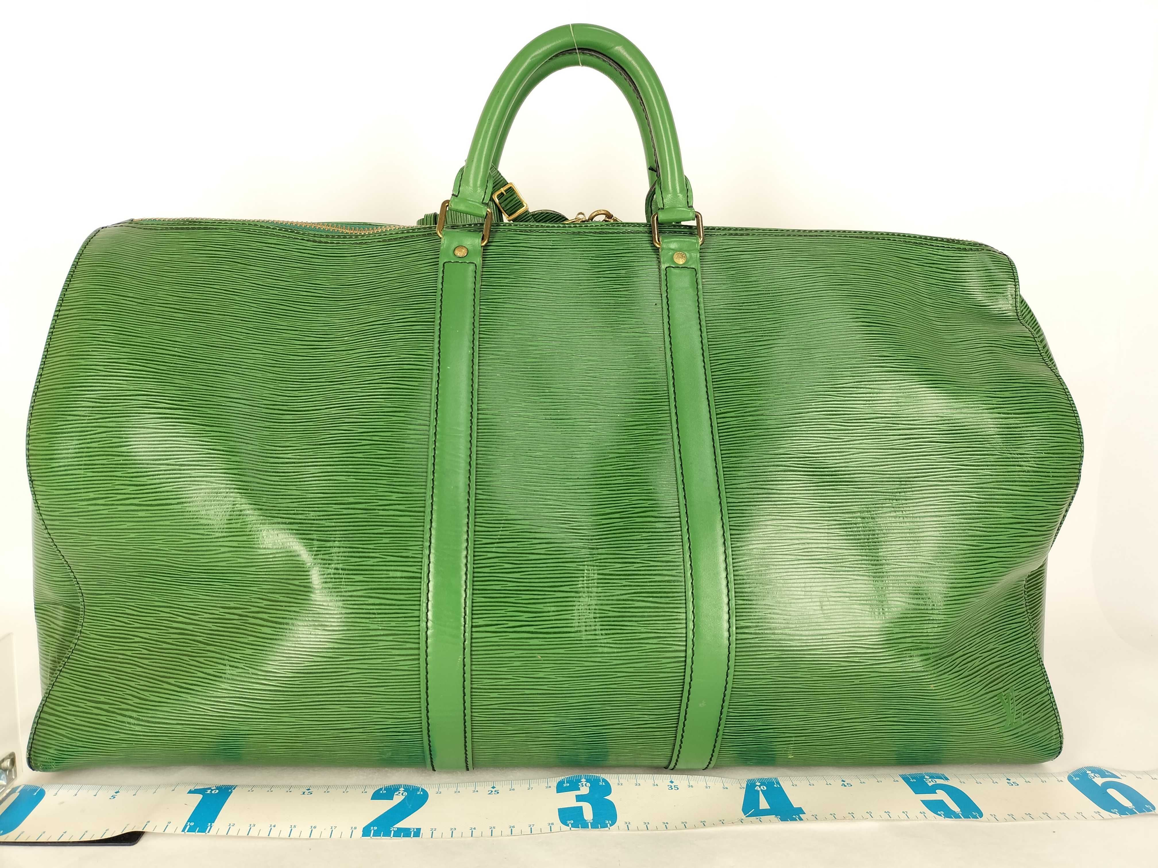 Keepall 55 Epi Borneo Green M42954 VI881 Boston Bag — view 3