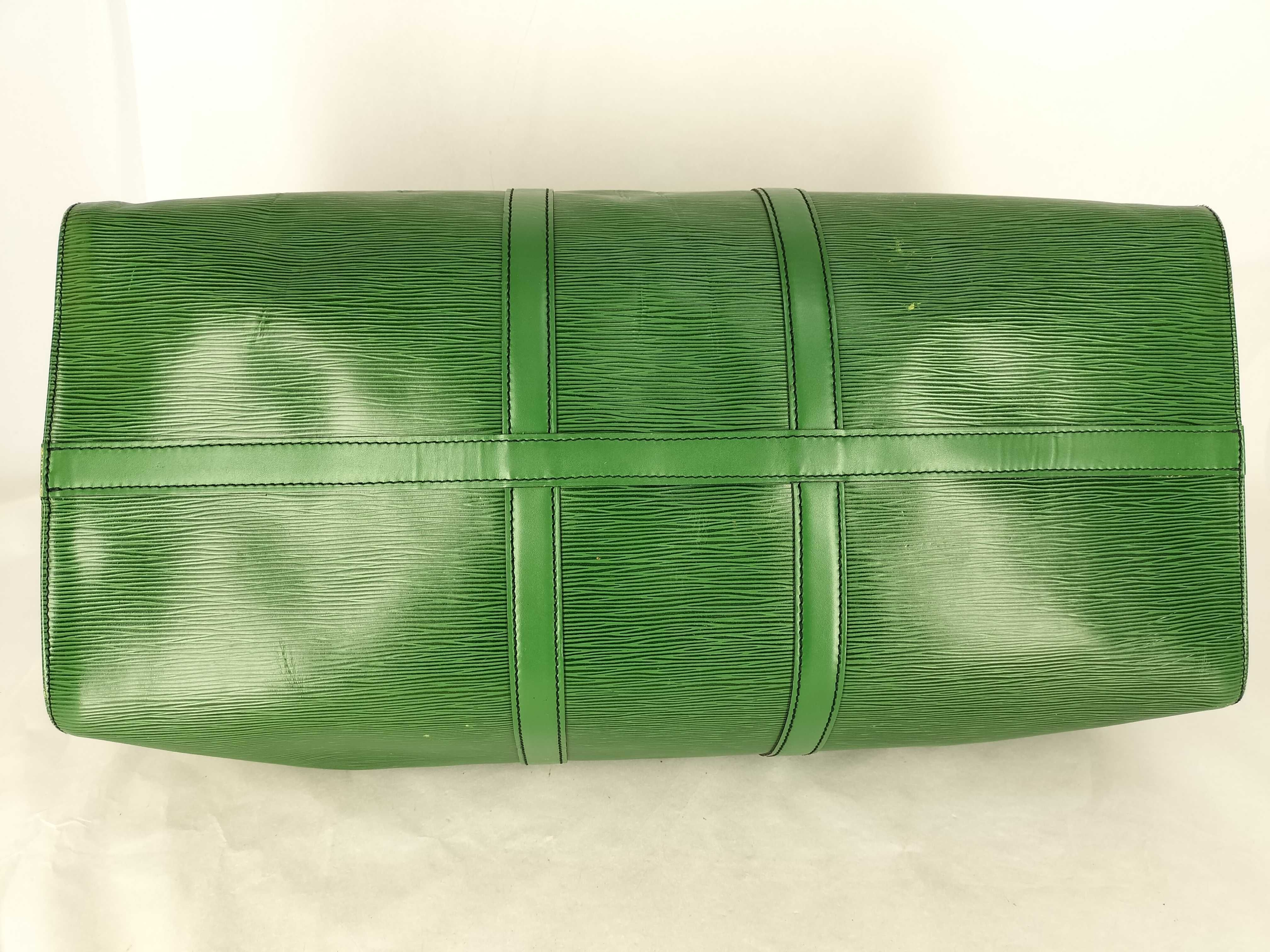 Keepall 55 Epi Borneo Green M42954 VI881 Boston Bag — view 8