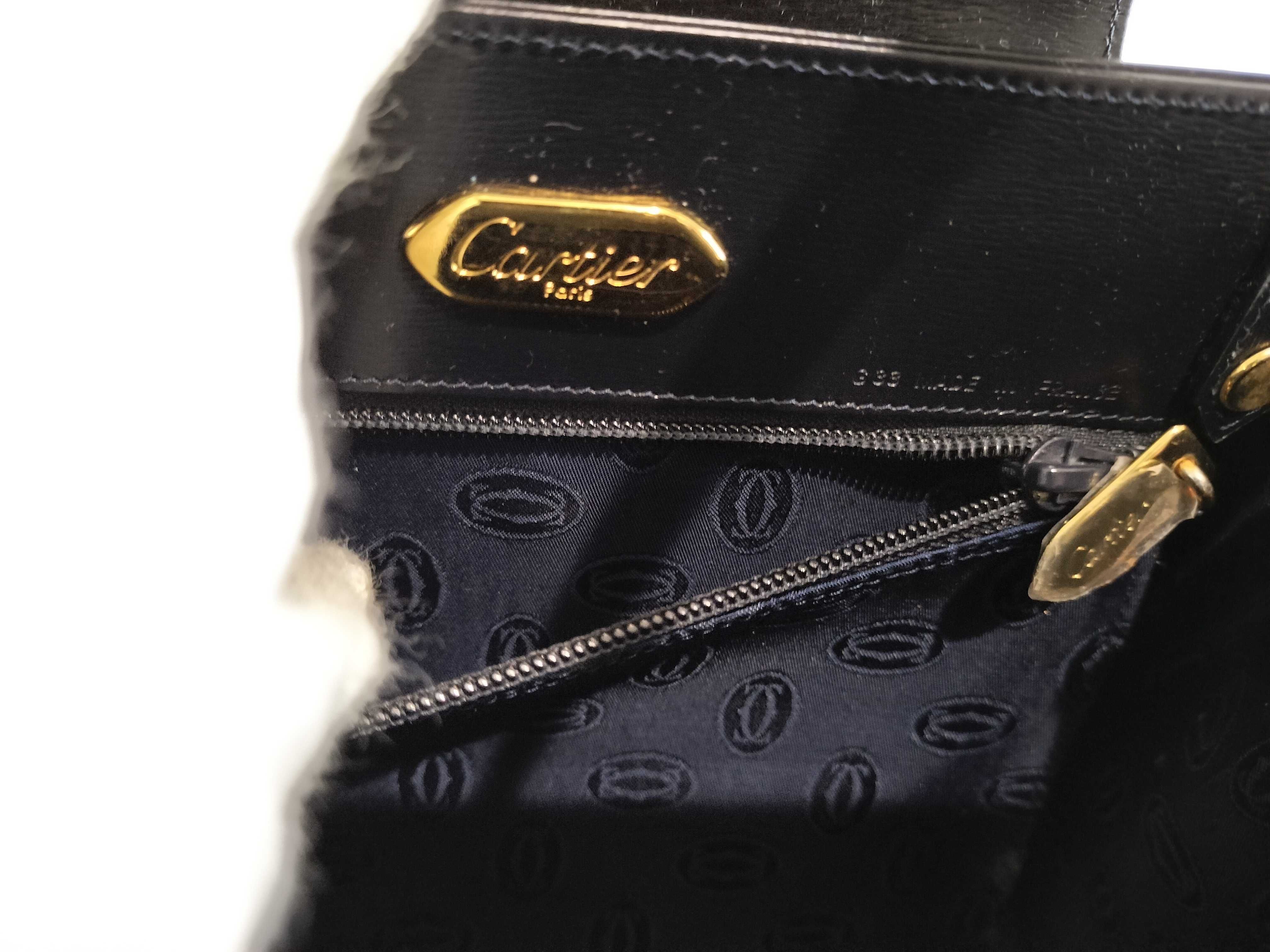 Sapphire Line Leather Hand One Shoulder Handbag — view 11
