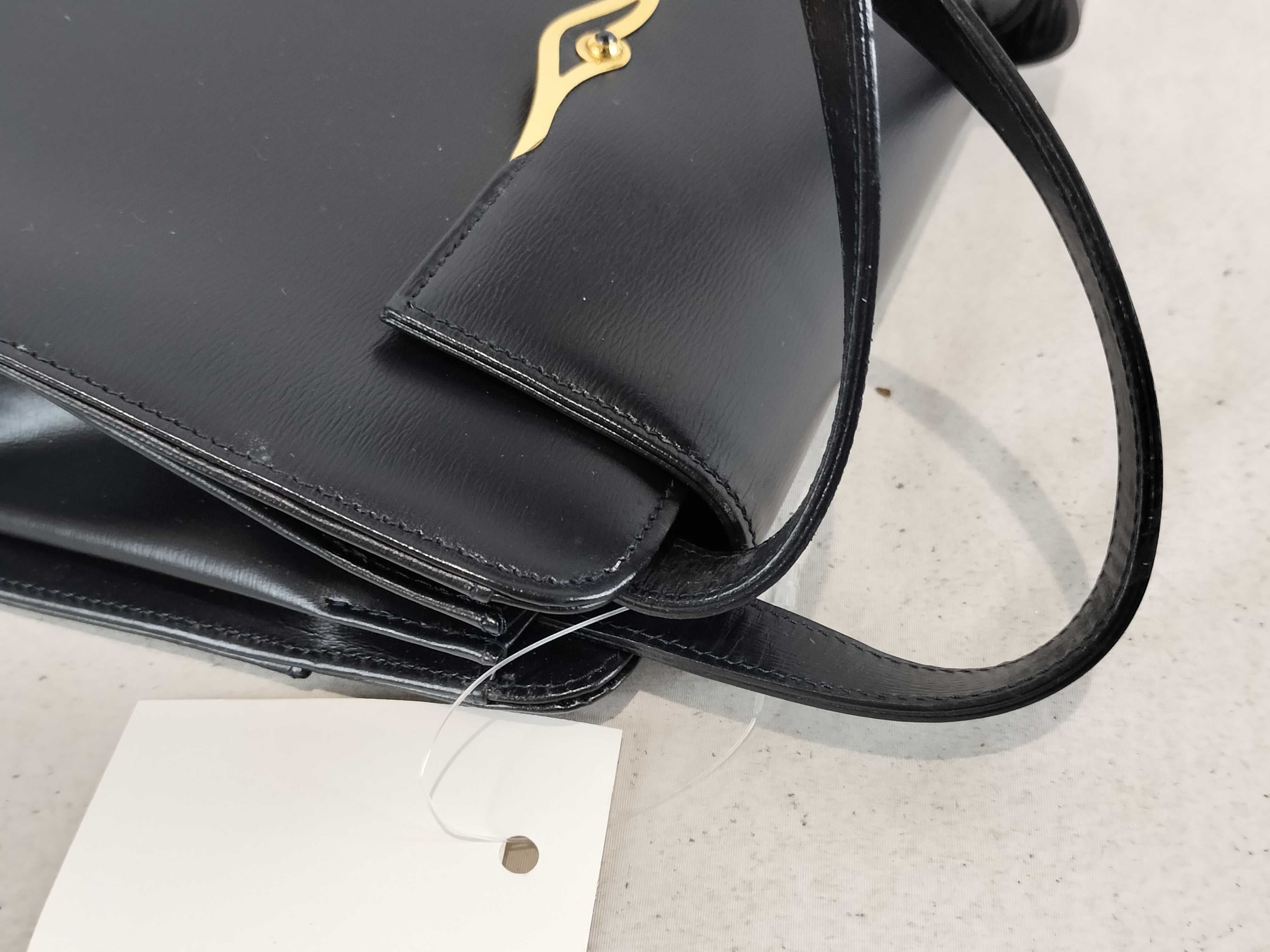 Sapphire Line Leather Hand One Shoulder Handbag — view 5