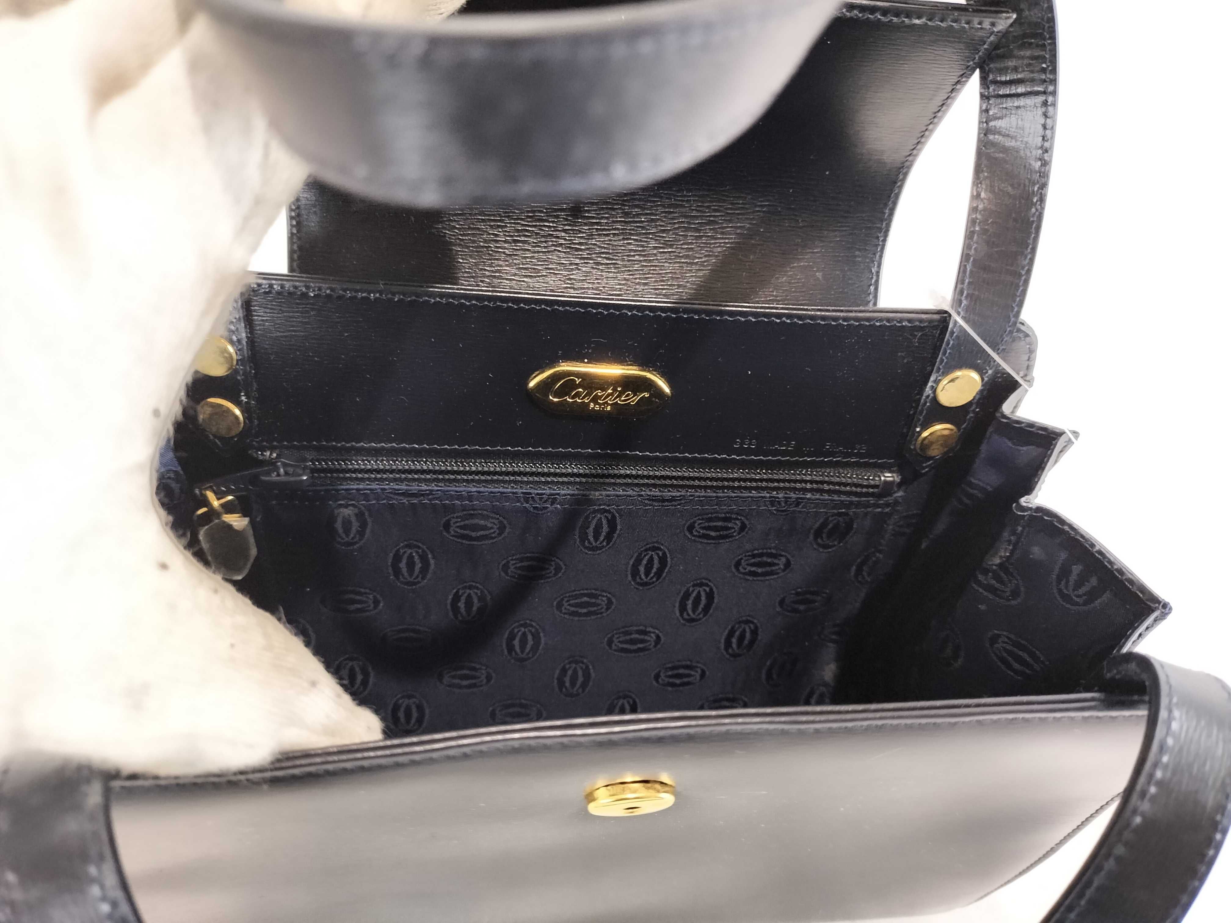 Sapphire Line Leather Hand One Shoulder Handbag — view 10