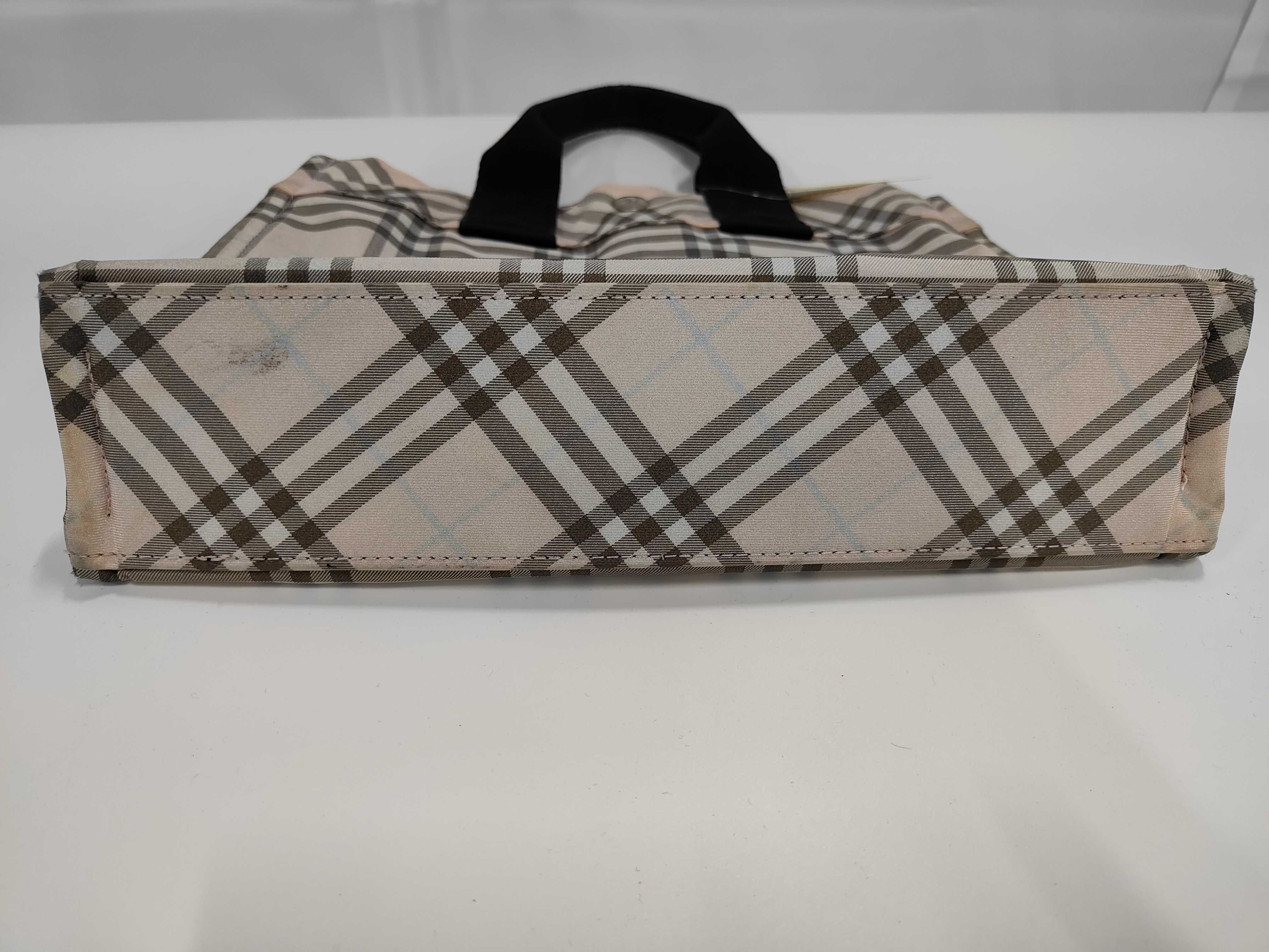 Check Nylon Pink Tote Bag — view 4