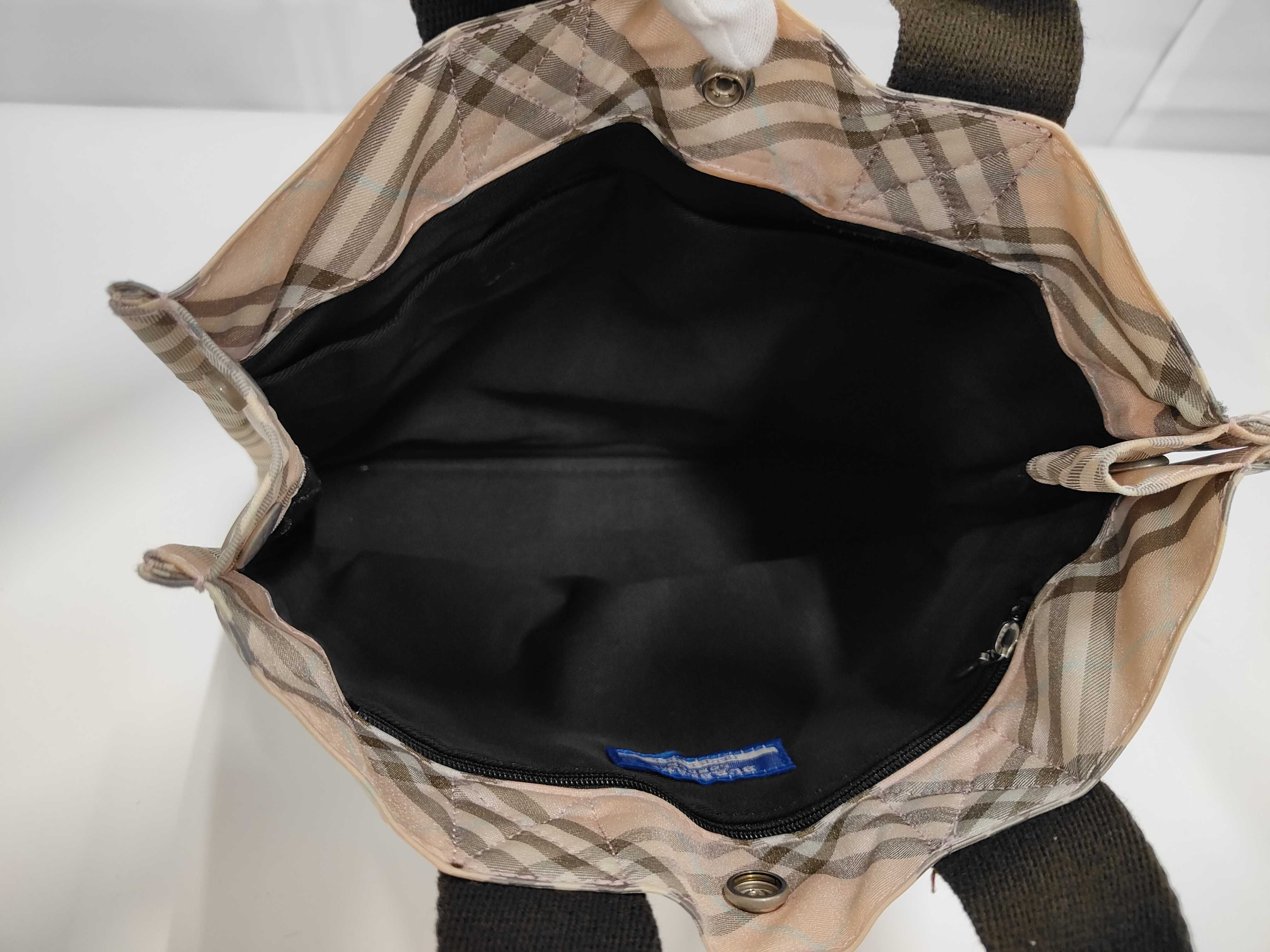 Check Nylon Pink Tote Bag — view 8