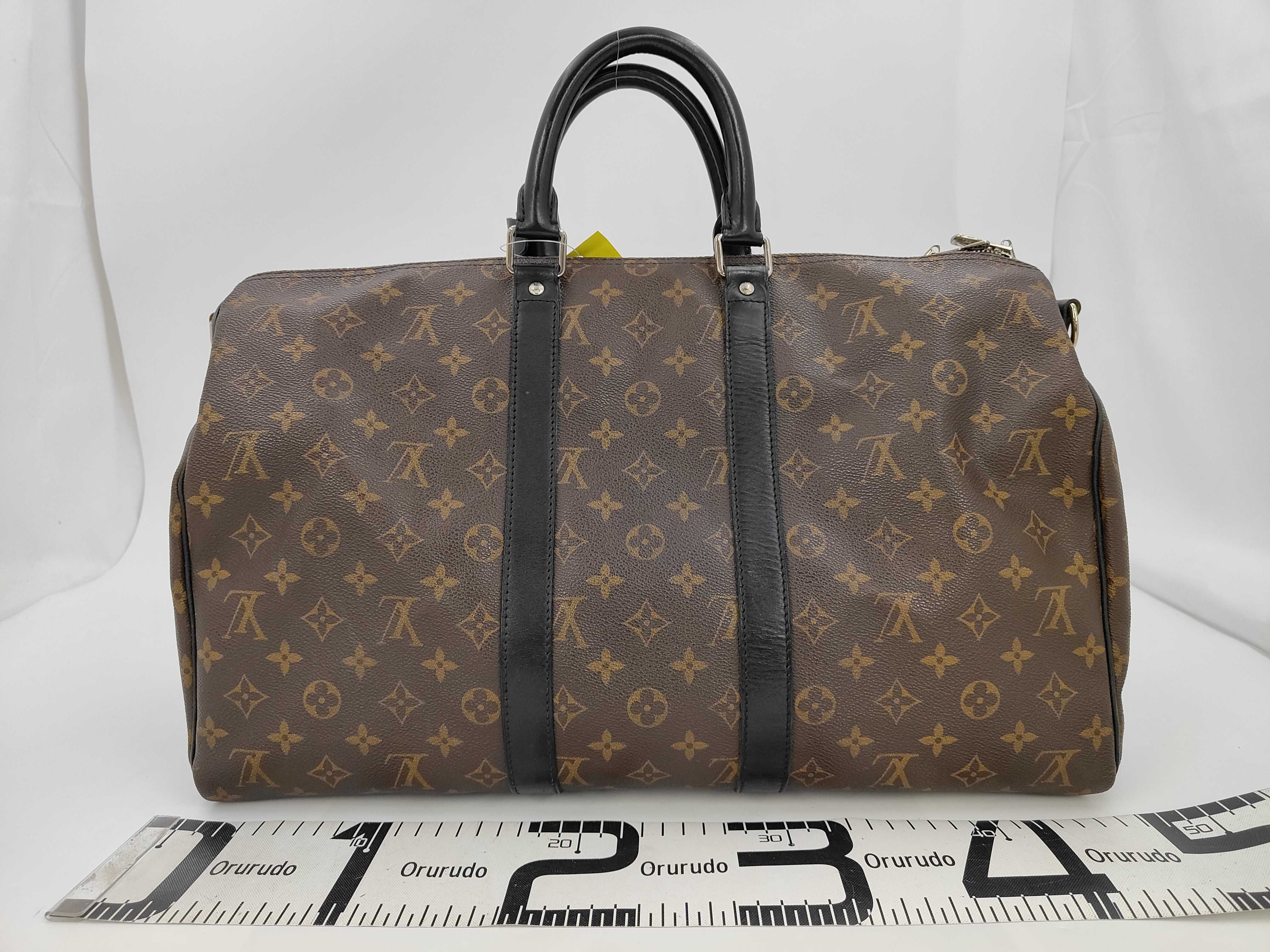 Monogram Macassar Keepall Bandoulière 45 Boston Bag — view 2