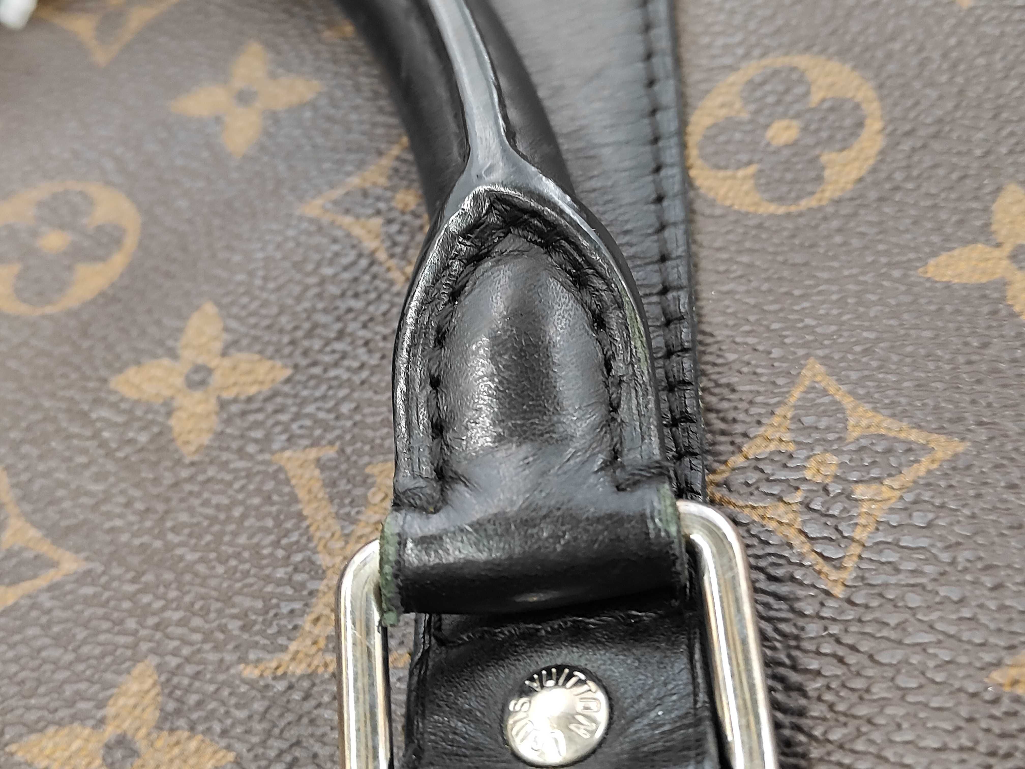Monogram Macassar Keepall Bandoulière 45 Boston Bag — view 12
