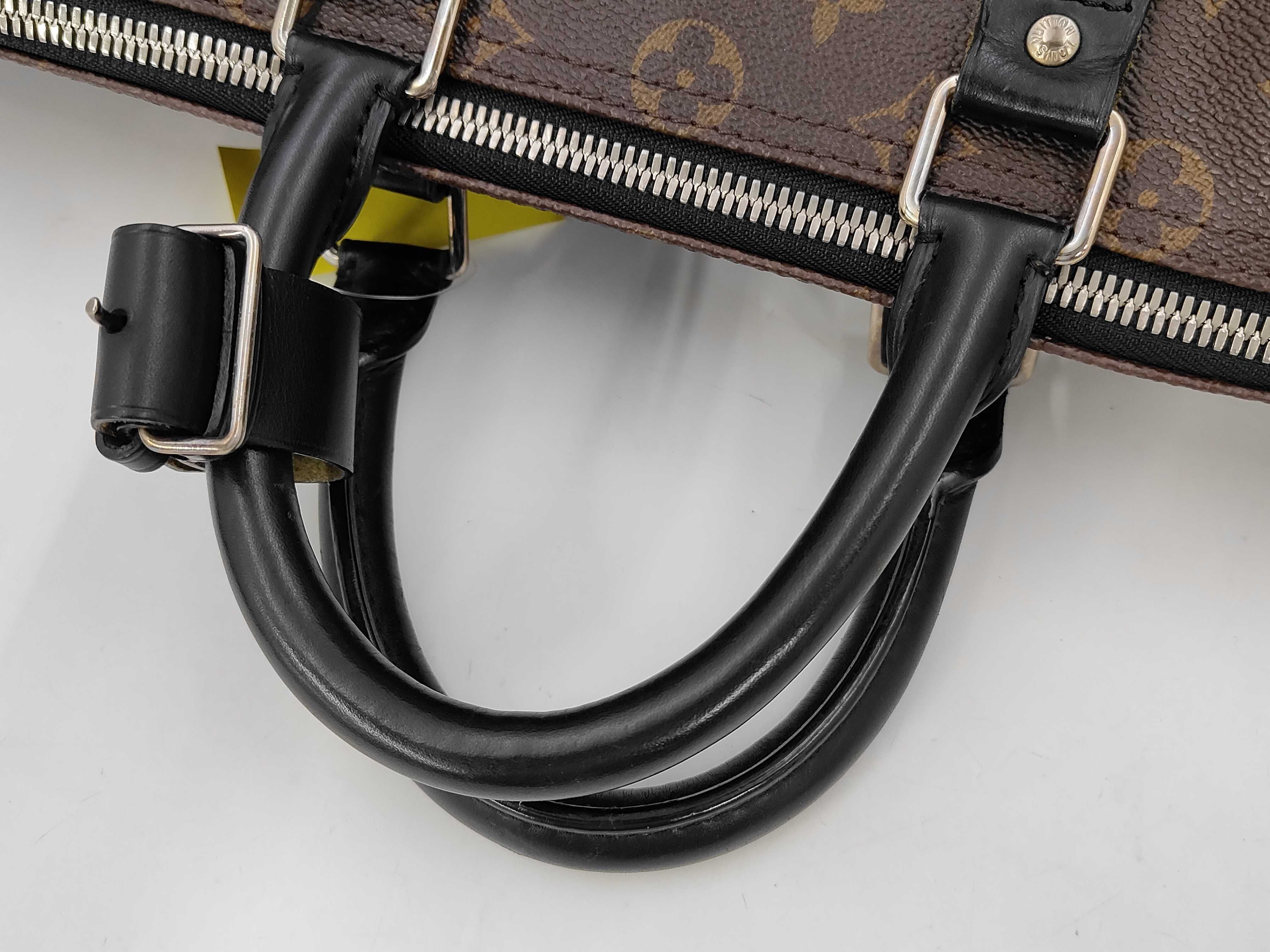 Monogram Macassar Keepall Bandoulière 45 Boston Bag — view 6