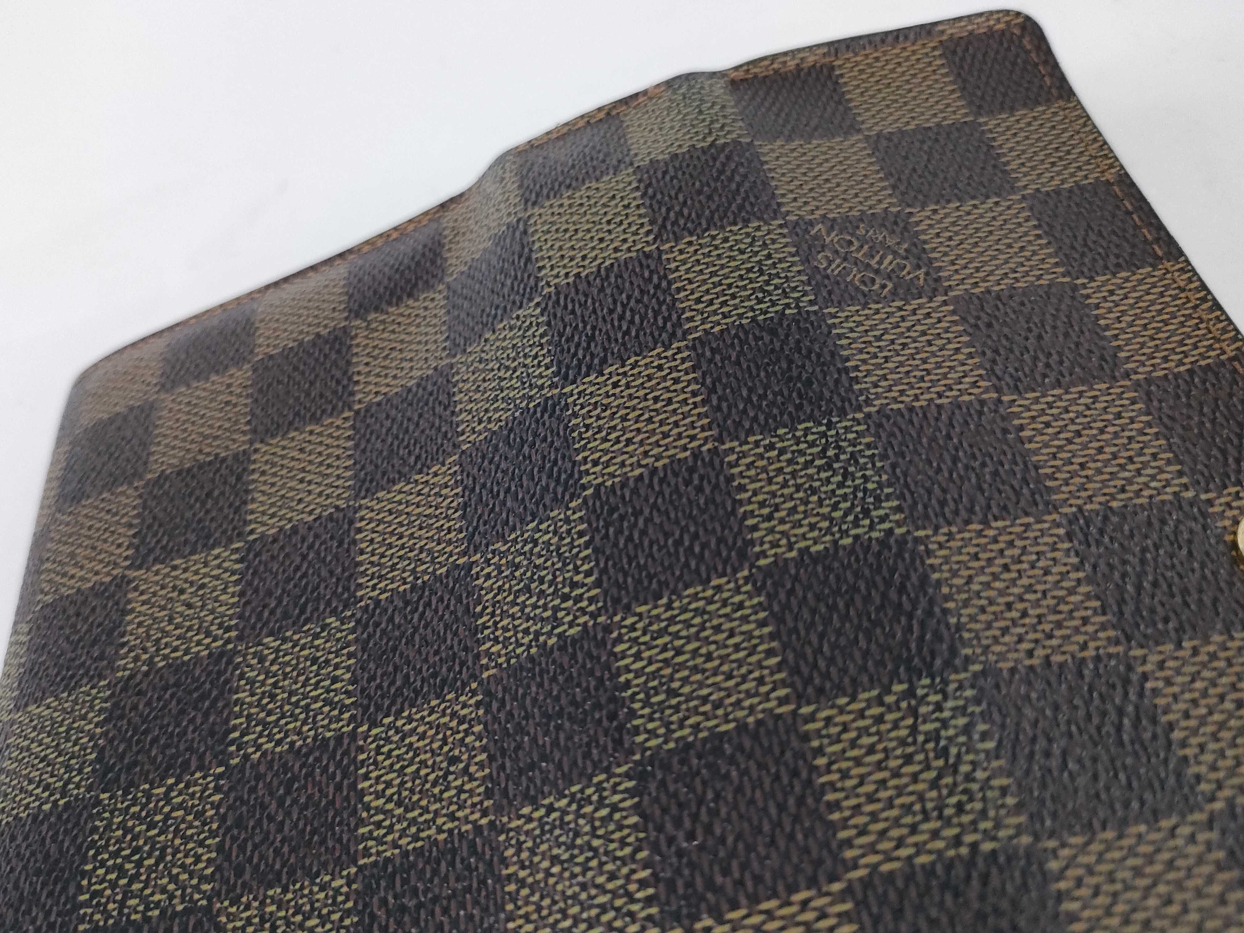 Damier Louis Vuitton Damier Portefeuille Sarah Long Wallet — view 15