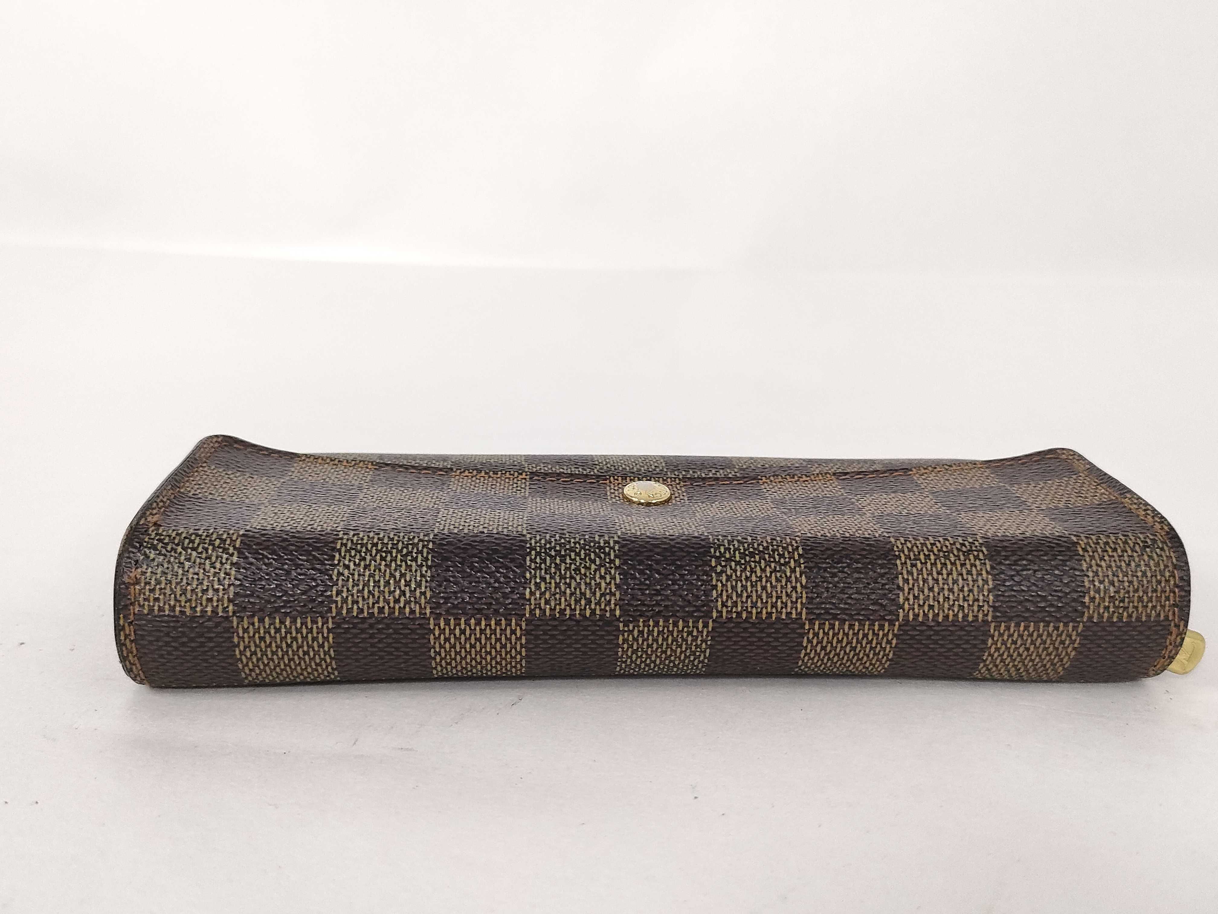 Damier Louis Vuitton Damier Portefeuille Sarah Long Wallet — view 5