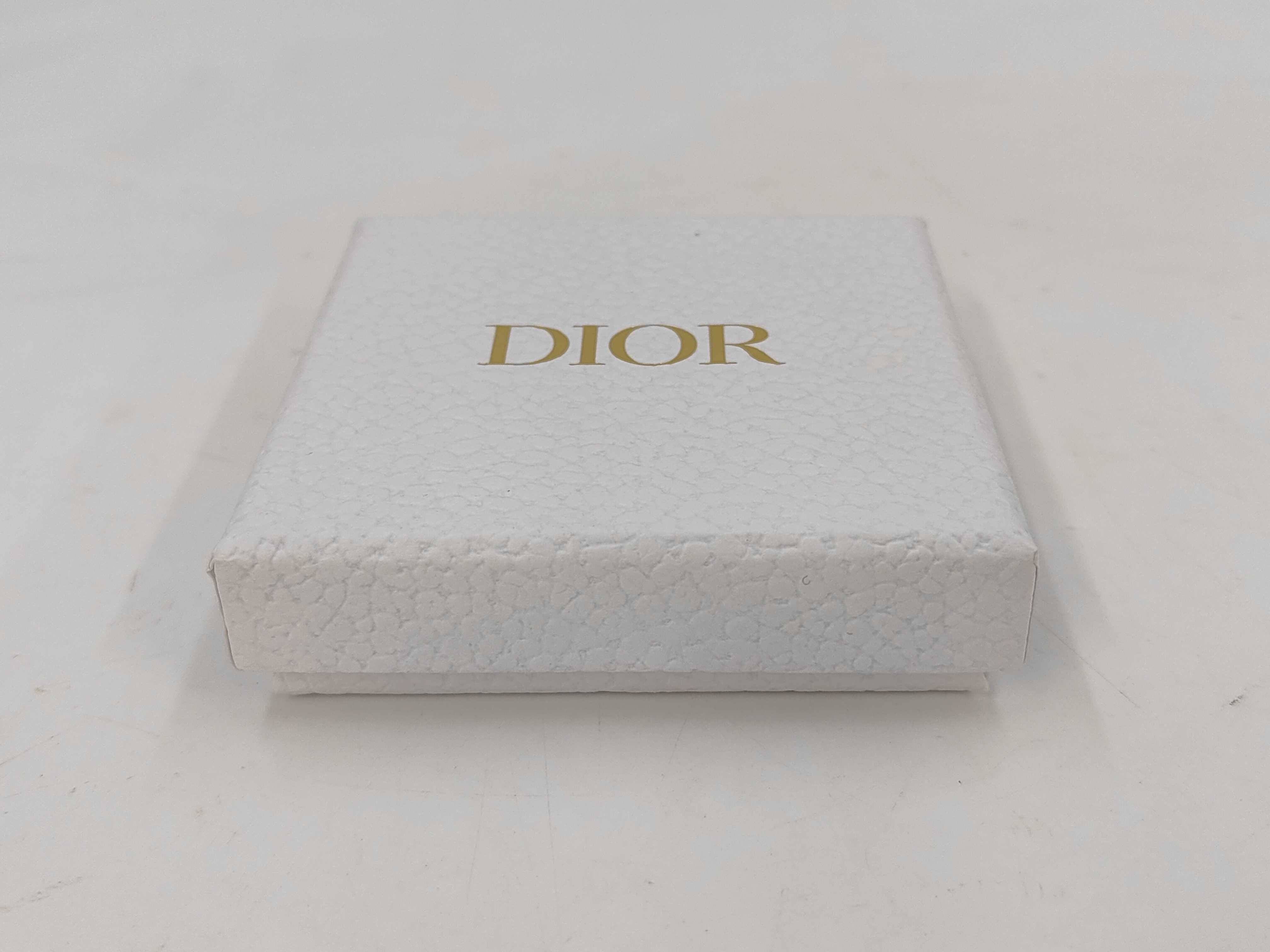 CD Logo Heart Pearl Stone Gold Earrings — view 7