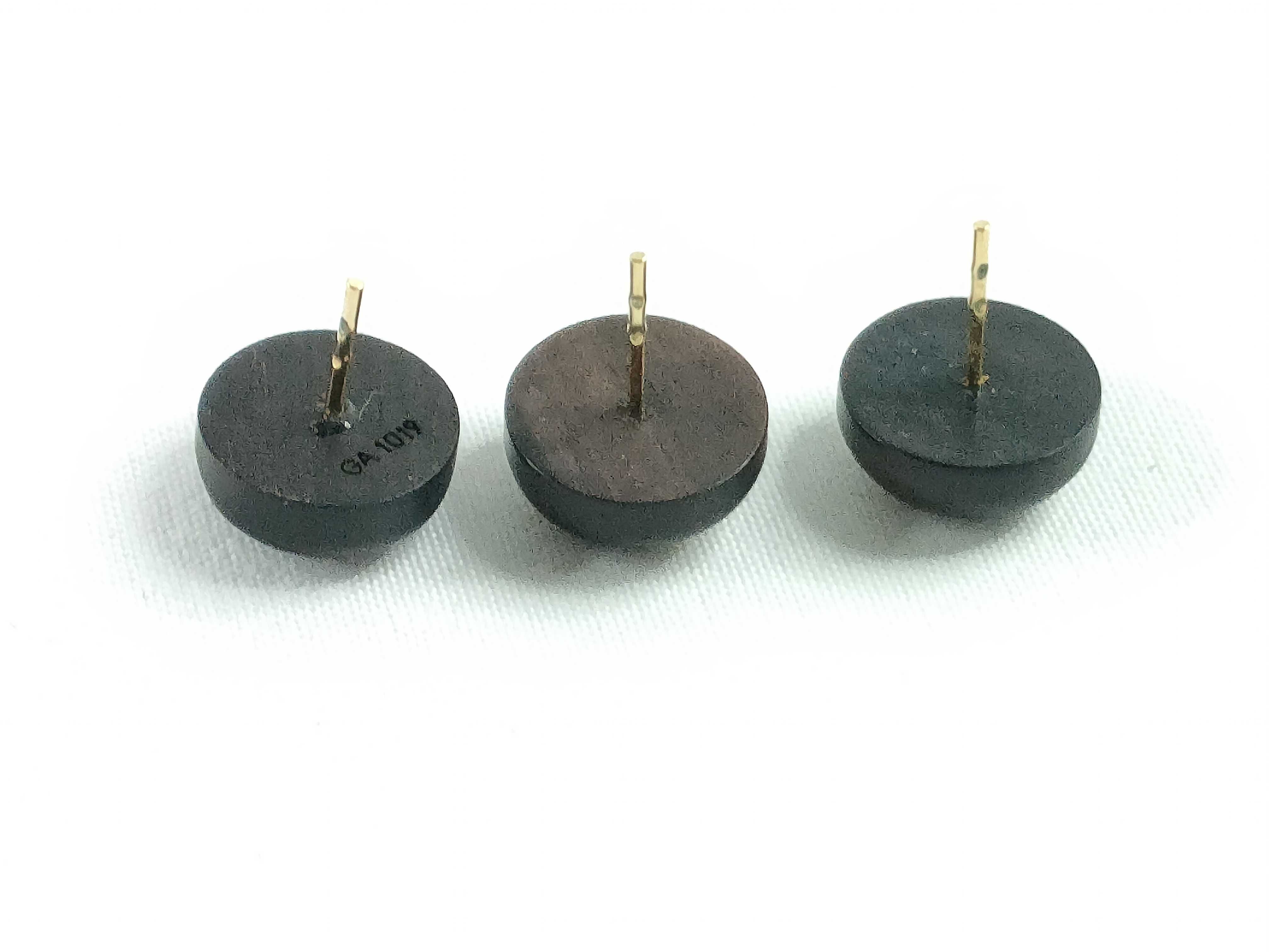 Pussy Sylvania Wood Gold Earrings — view 3