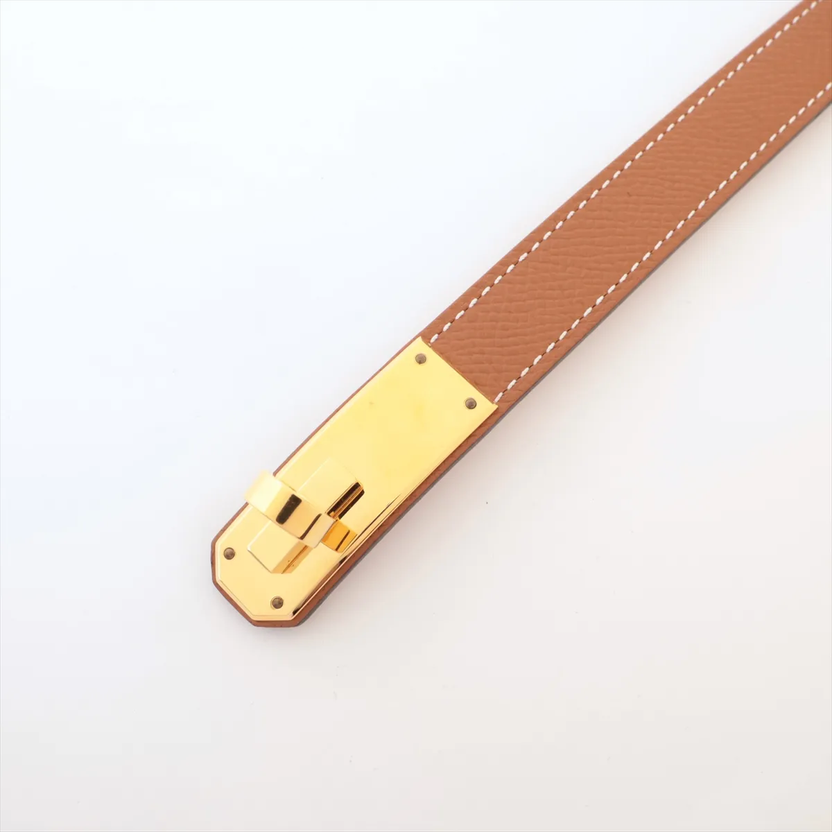 Kelly 18 U: 2022 model, belt, Veau Epsom leather, gold, — view 2