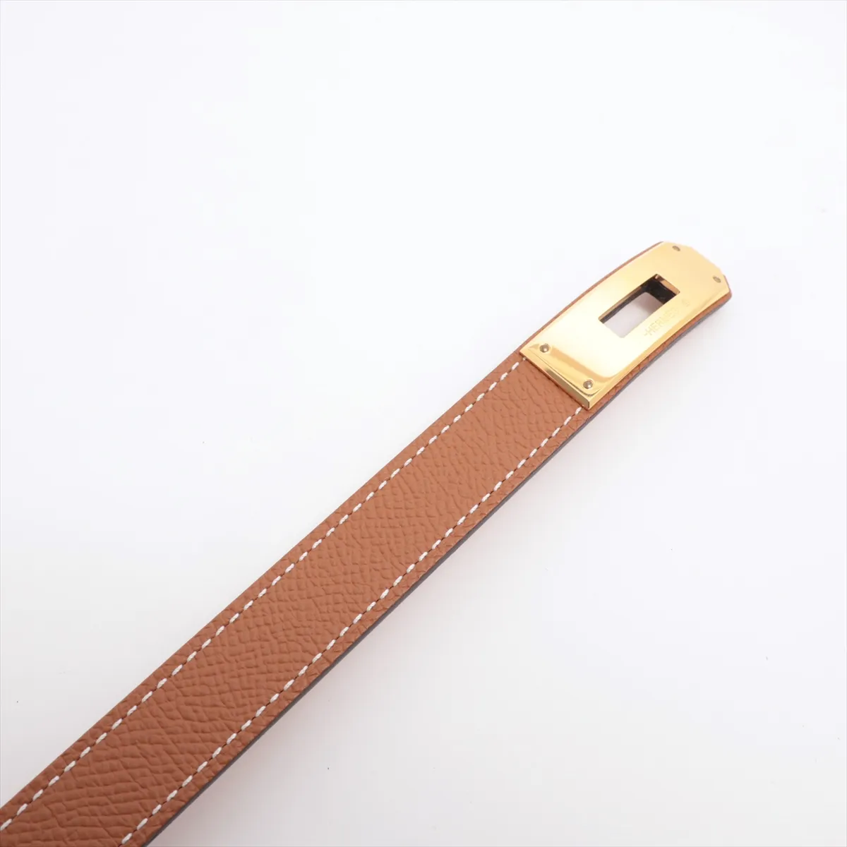 Kelly 18 U: 2022 model, belt, Veau Epsom leather, gold, — view 3