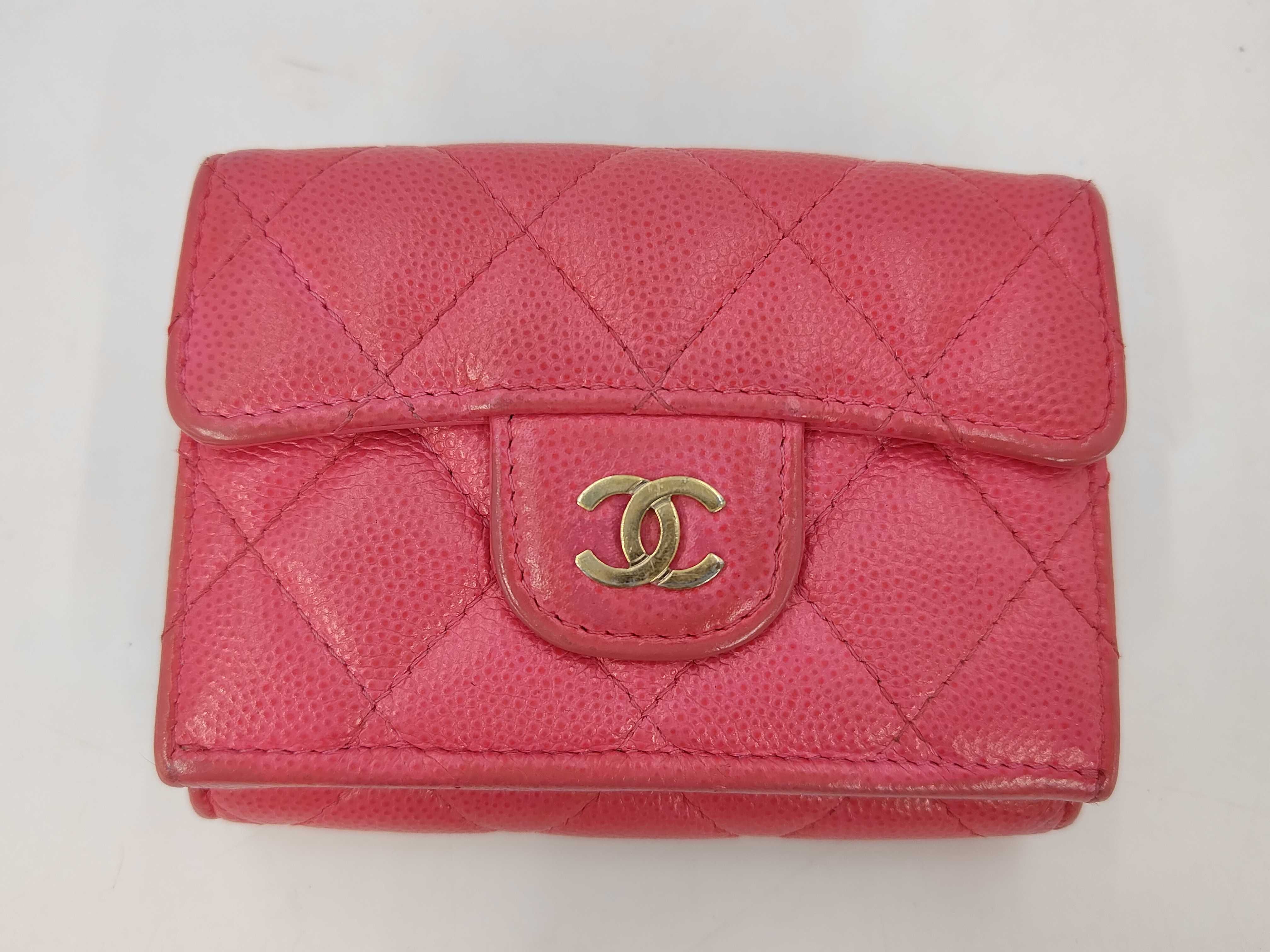 Tri-fold Pink Wallet