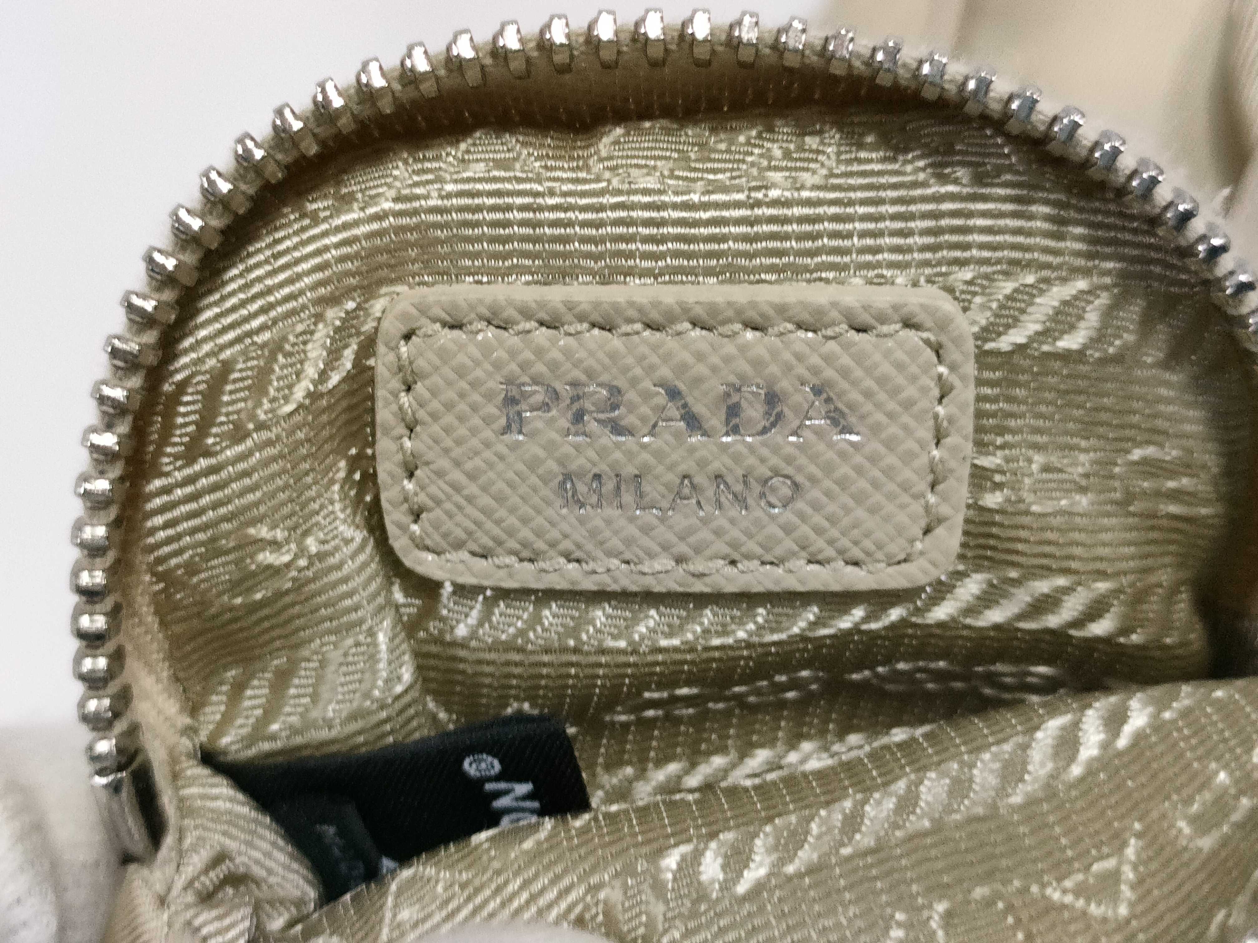 Nylon Re-Edition Shoulder Bag, Beige — view 14