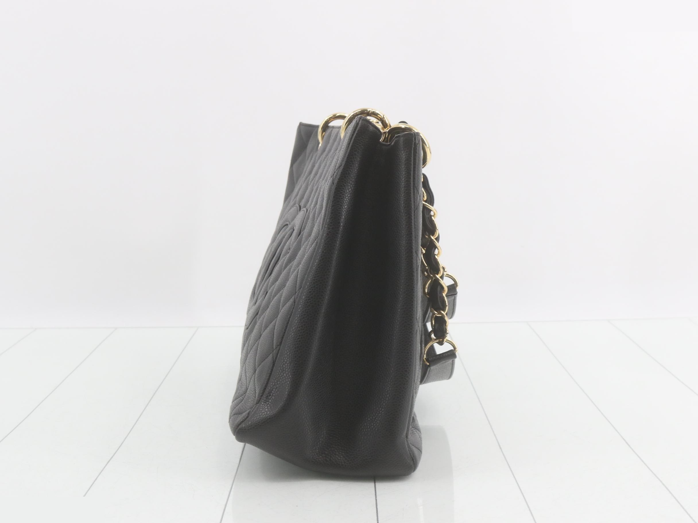 Grand Shopping Tote GST Handbag, Black — view 3