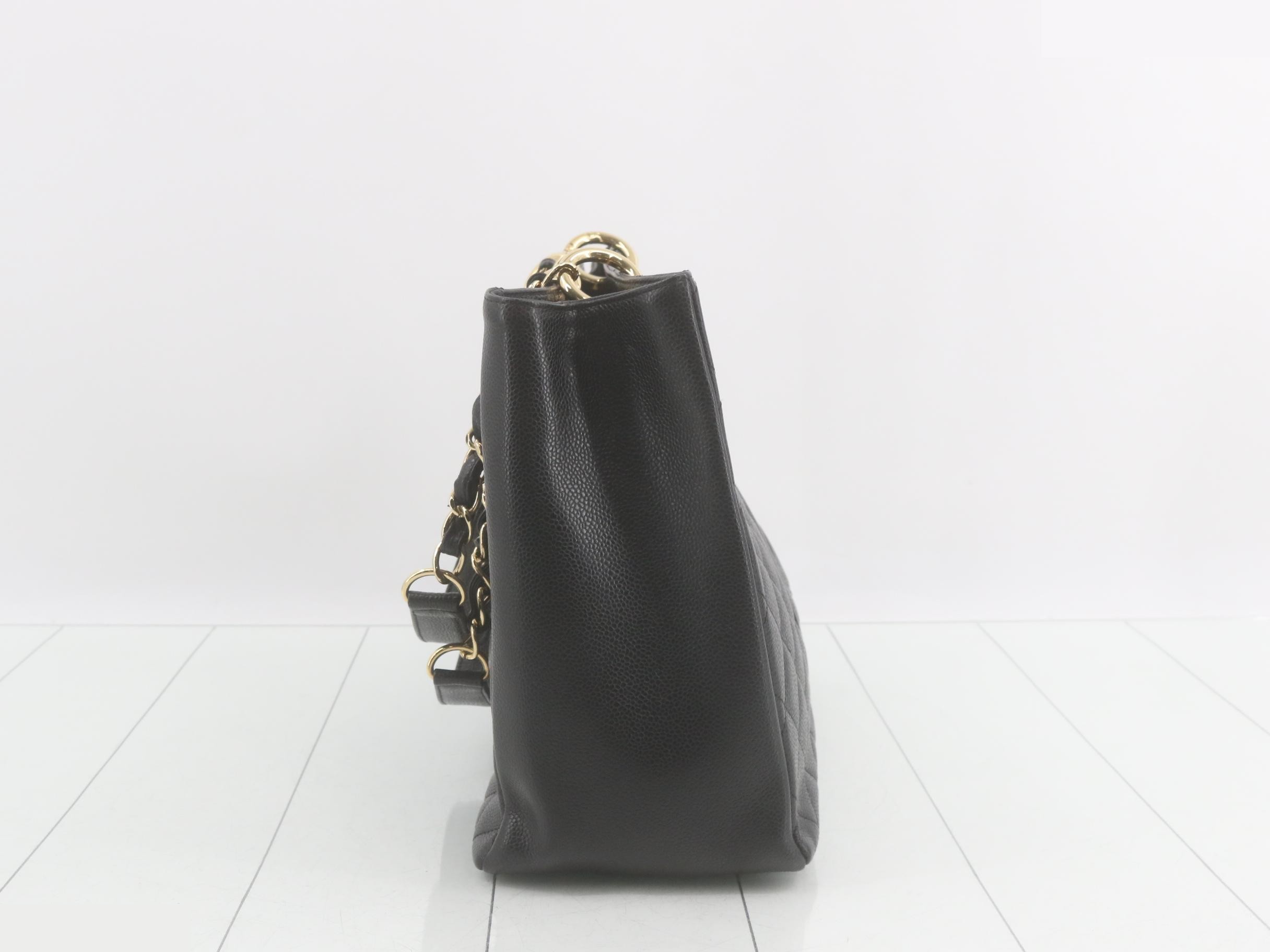 Grand Shopping Tote GST Handbag, Black — view 4