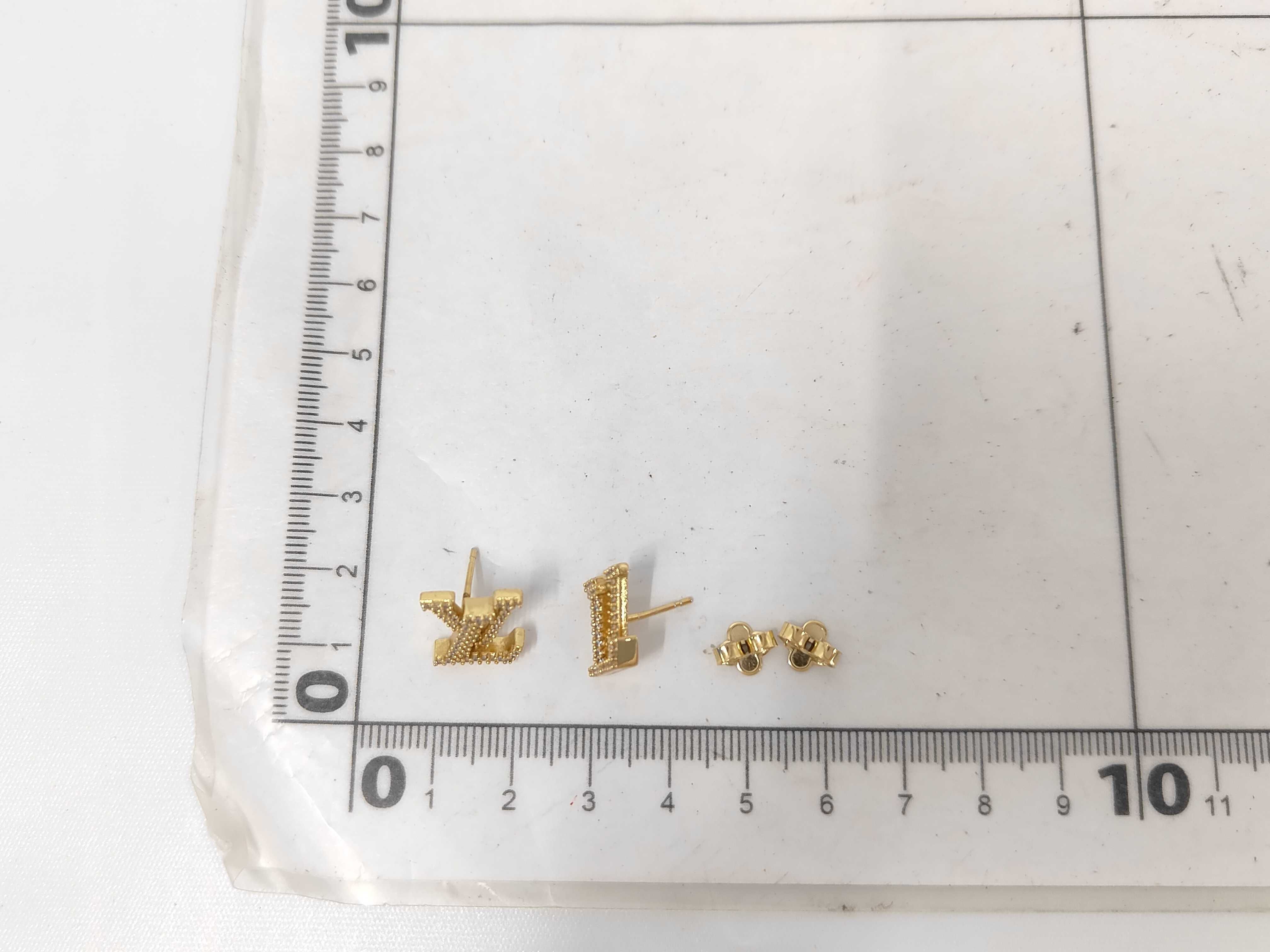 LV Iconic Rhinestone Earrings M00609 — view 9