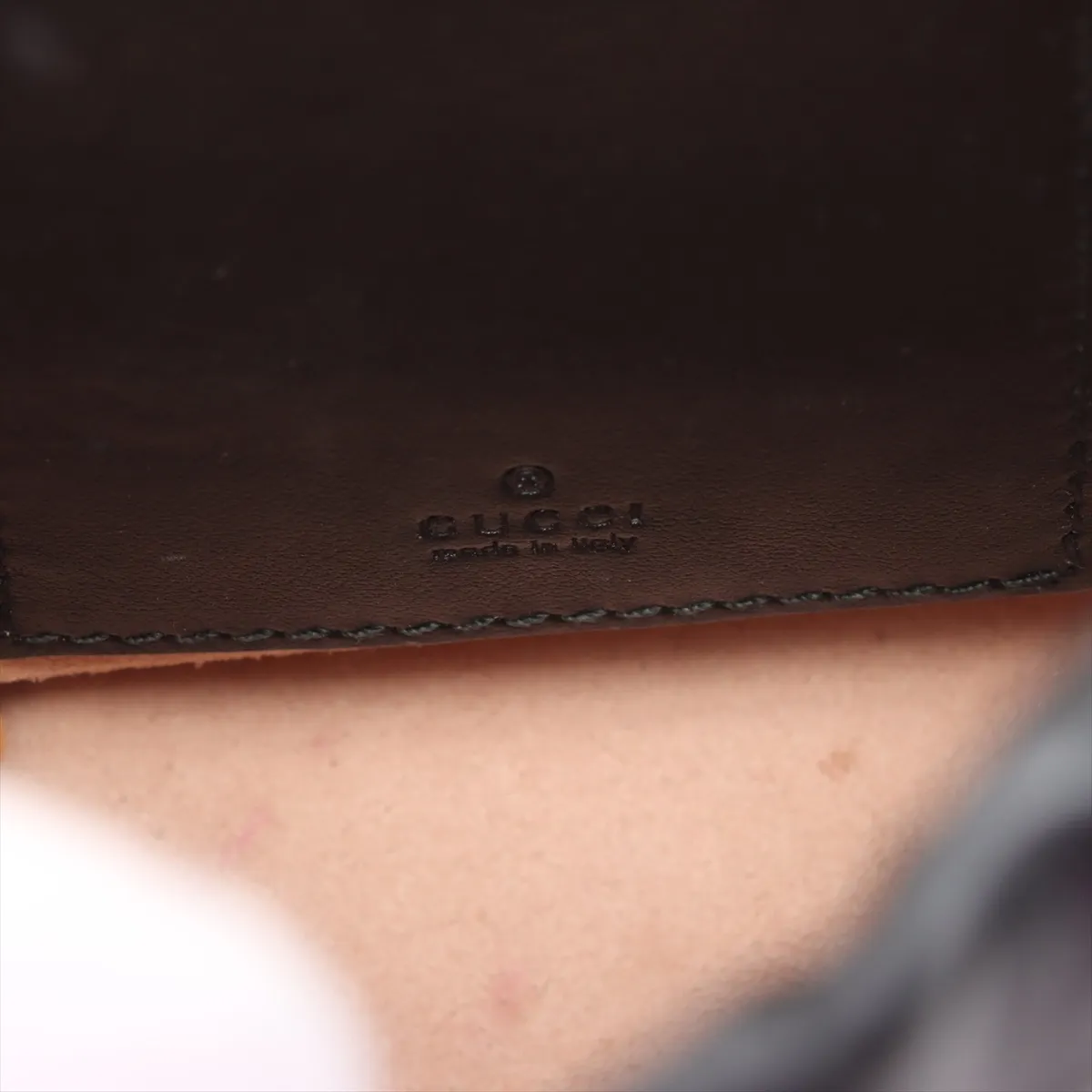 GG Marmont Leather Shoulder Bag, Black, 575163 — view 7