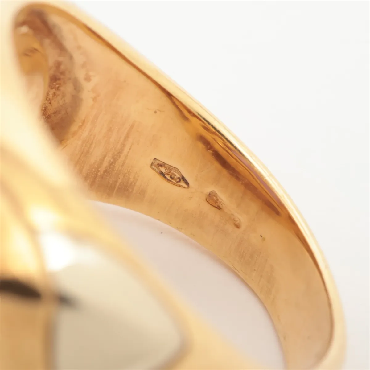 Pyramide Amethyst Ring, 750 (YG x WG), 15.8g. — view 4