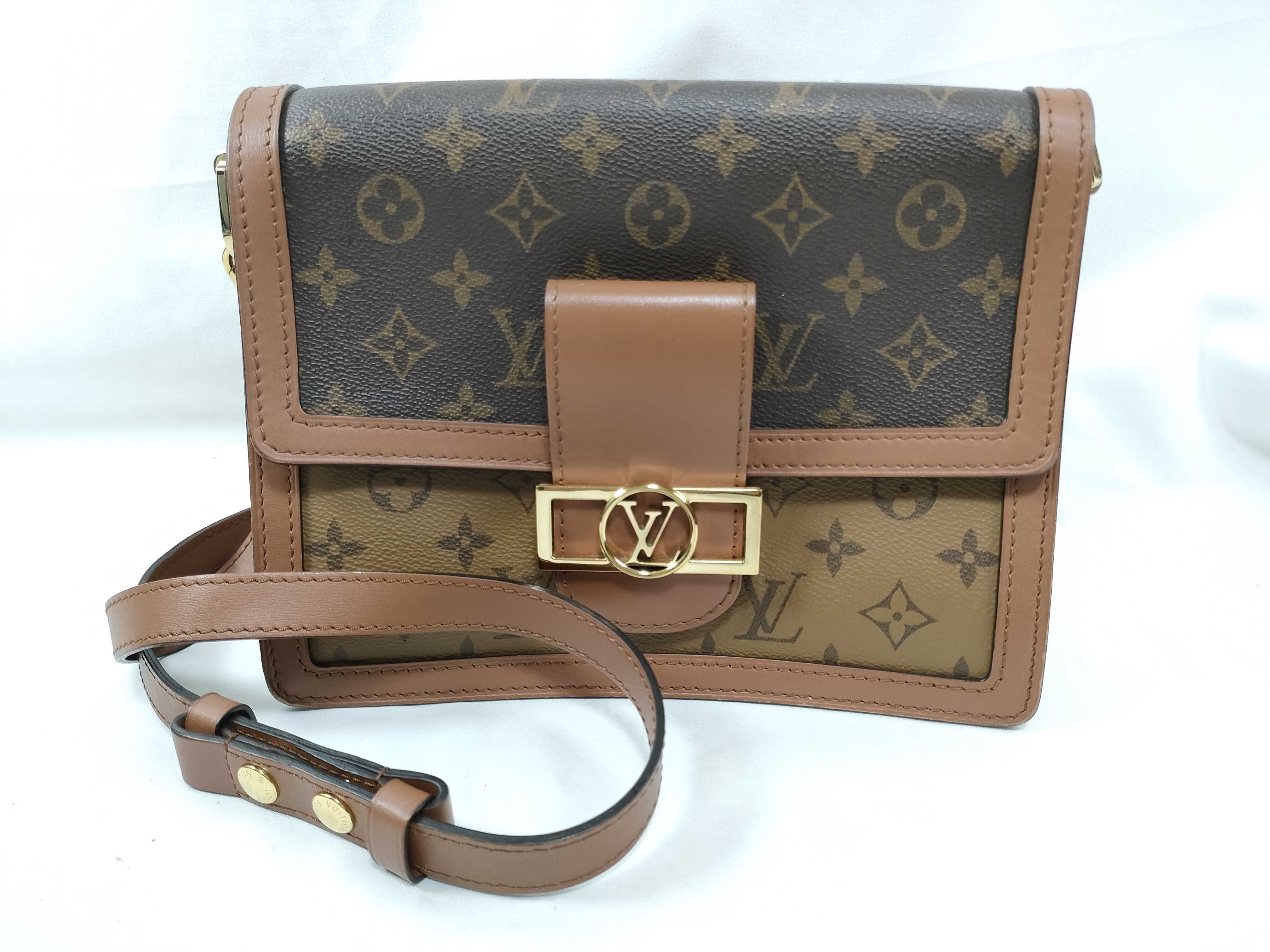 Monogram Reverse Dauphine MM RFID Shoulder Bag