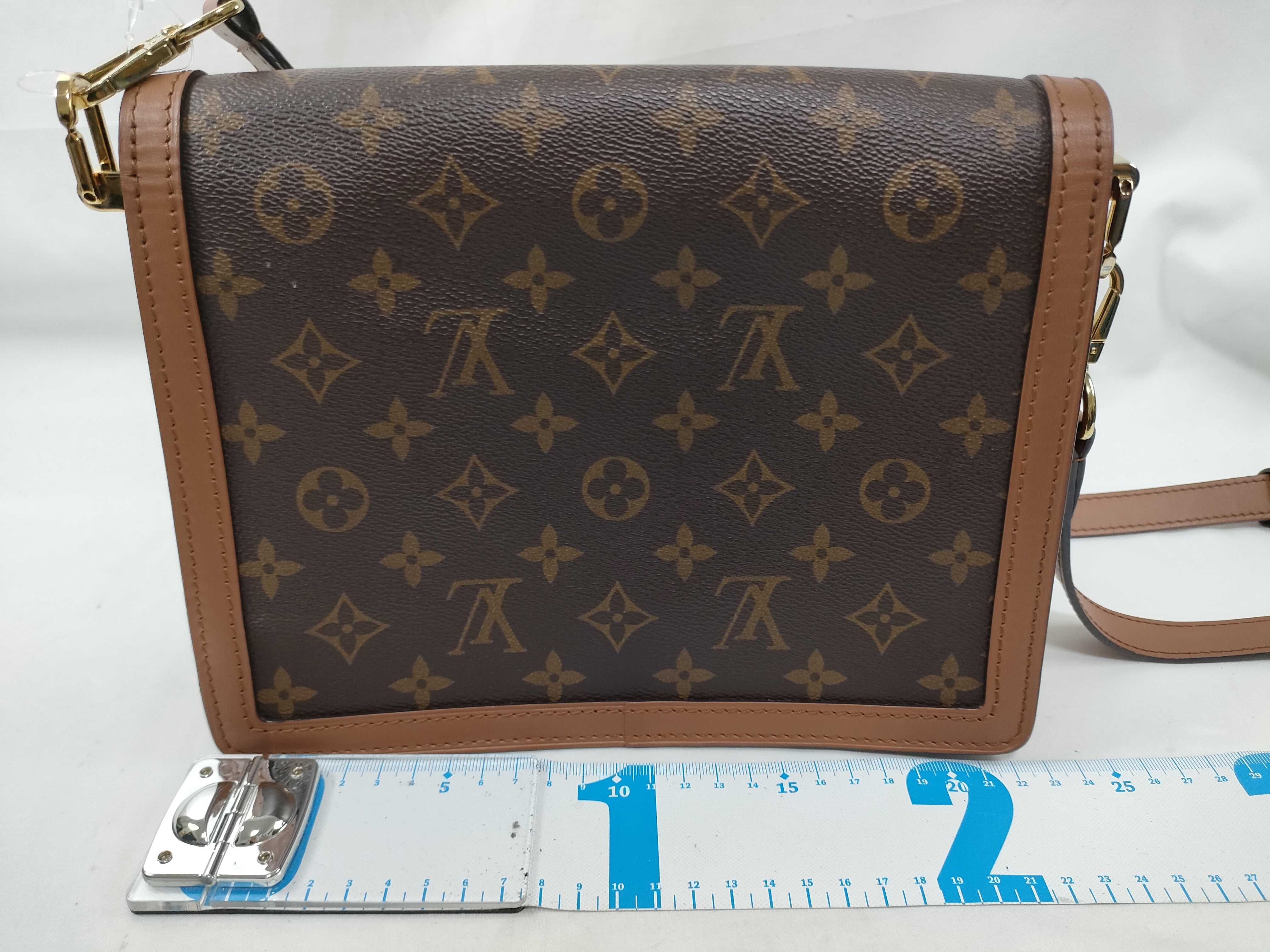 Monogram Reverse Dauphine MM RFID Shoulder Bag — view 2