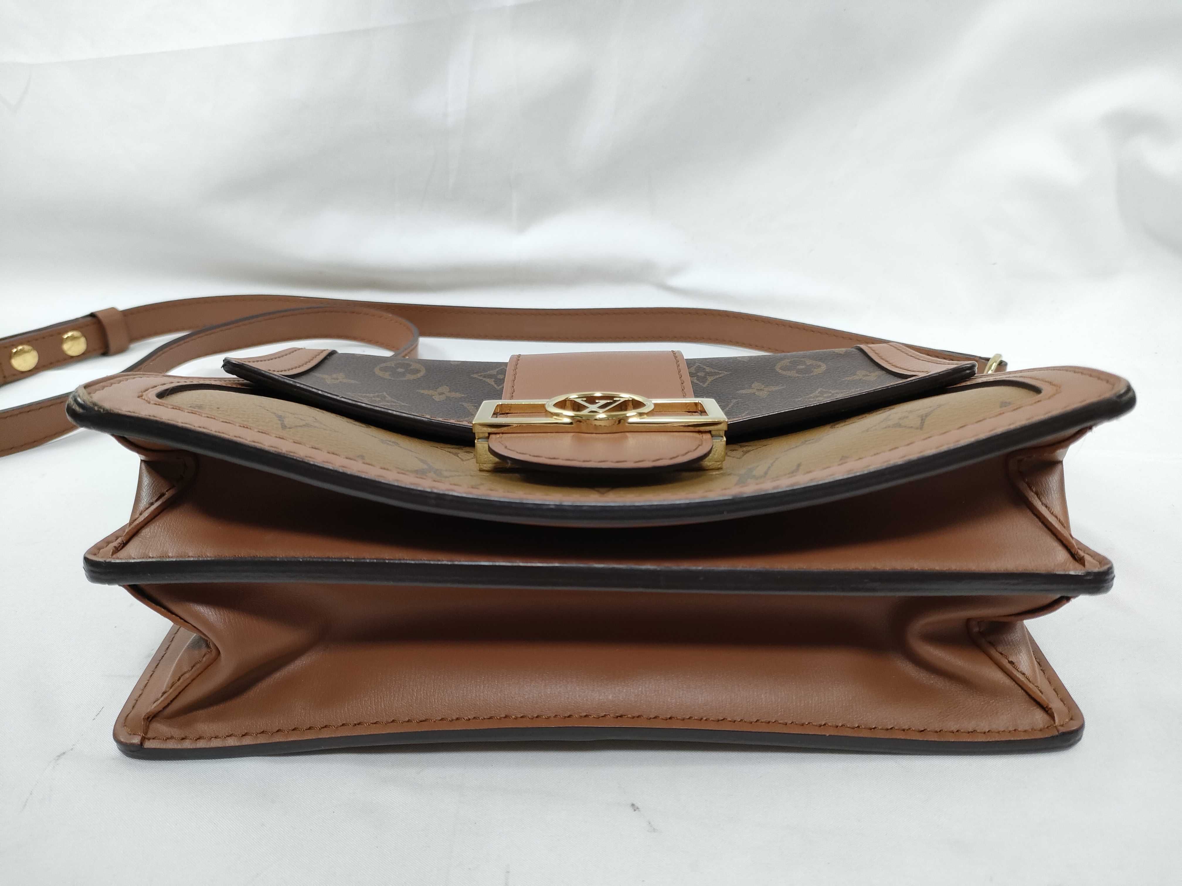 Monogram Reverse Dauphine MM RFID Shoulder Bag — view 6