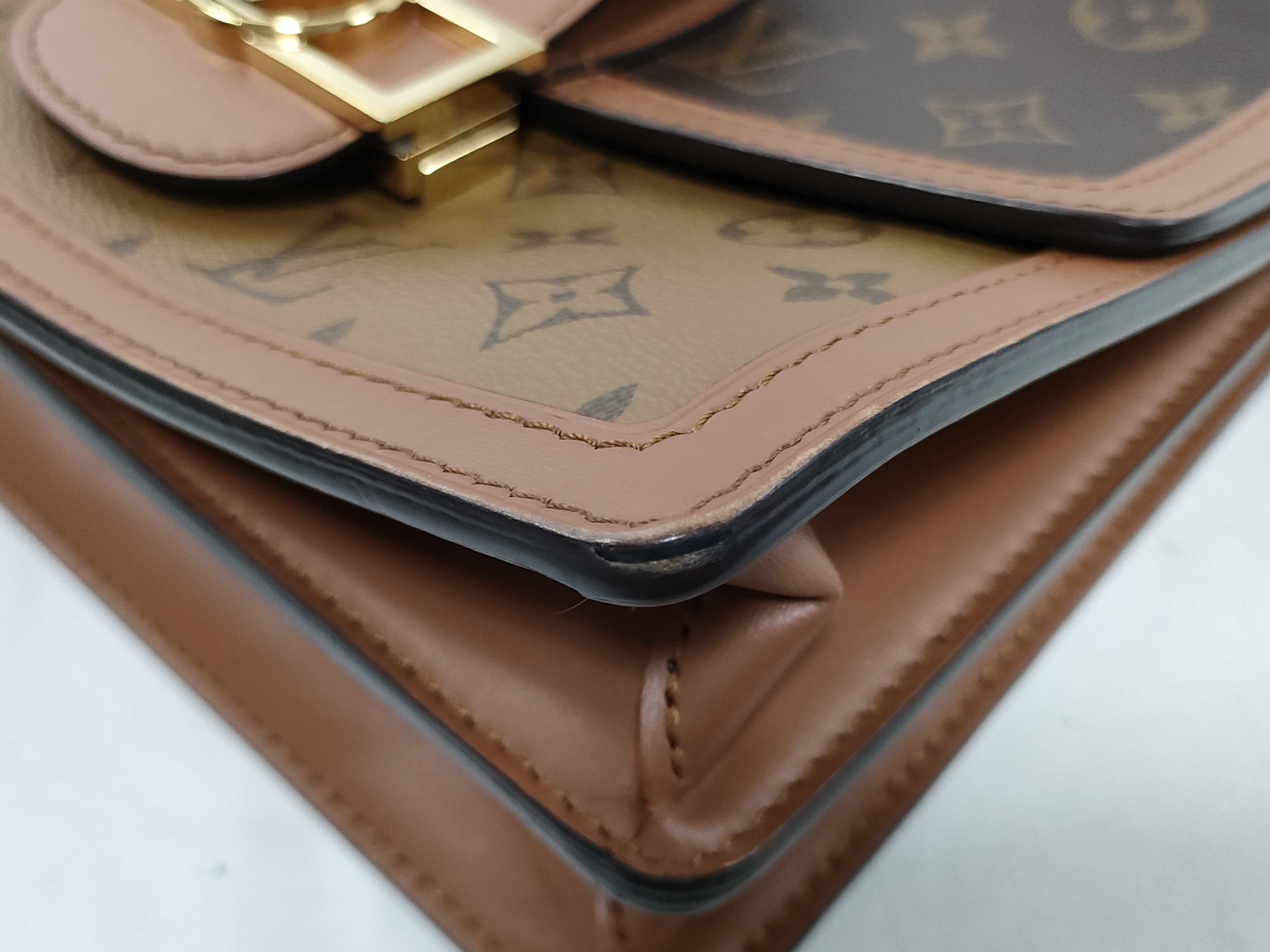 Monogram Reverse Dauphine MM RFID Shoulder Bag — view 7