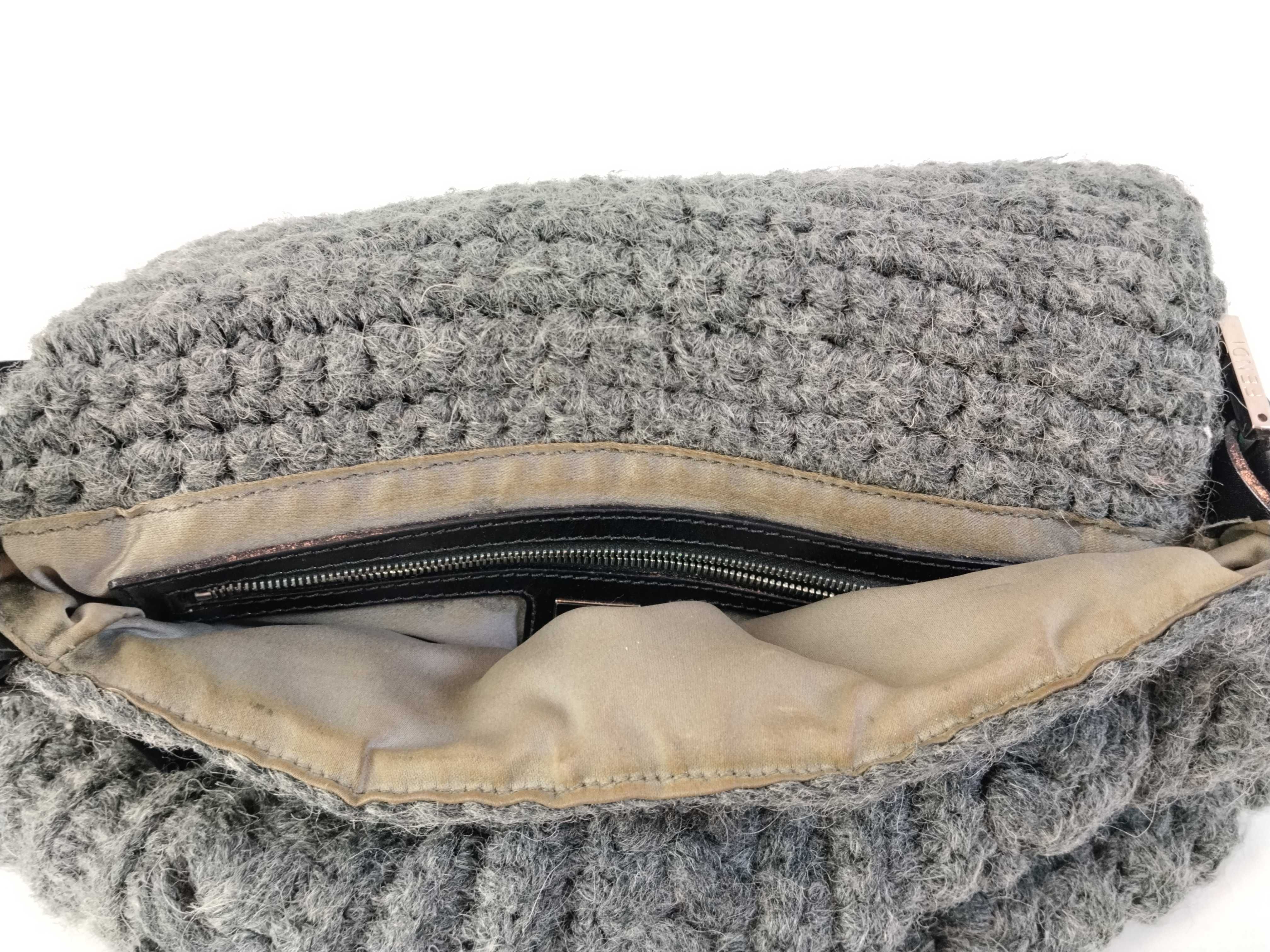 Mamma Fendi Knit Mamma Bucket Shoulder Bag — view 13