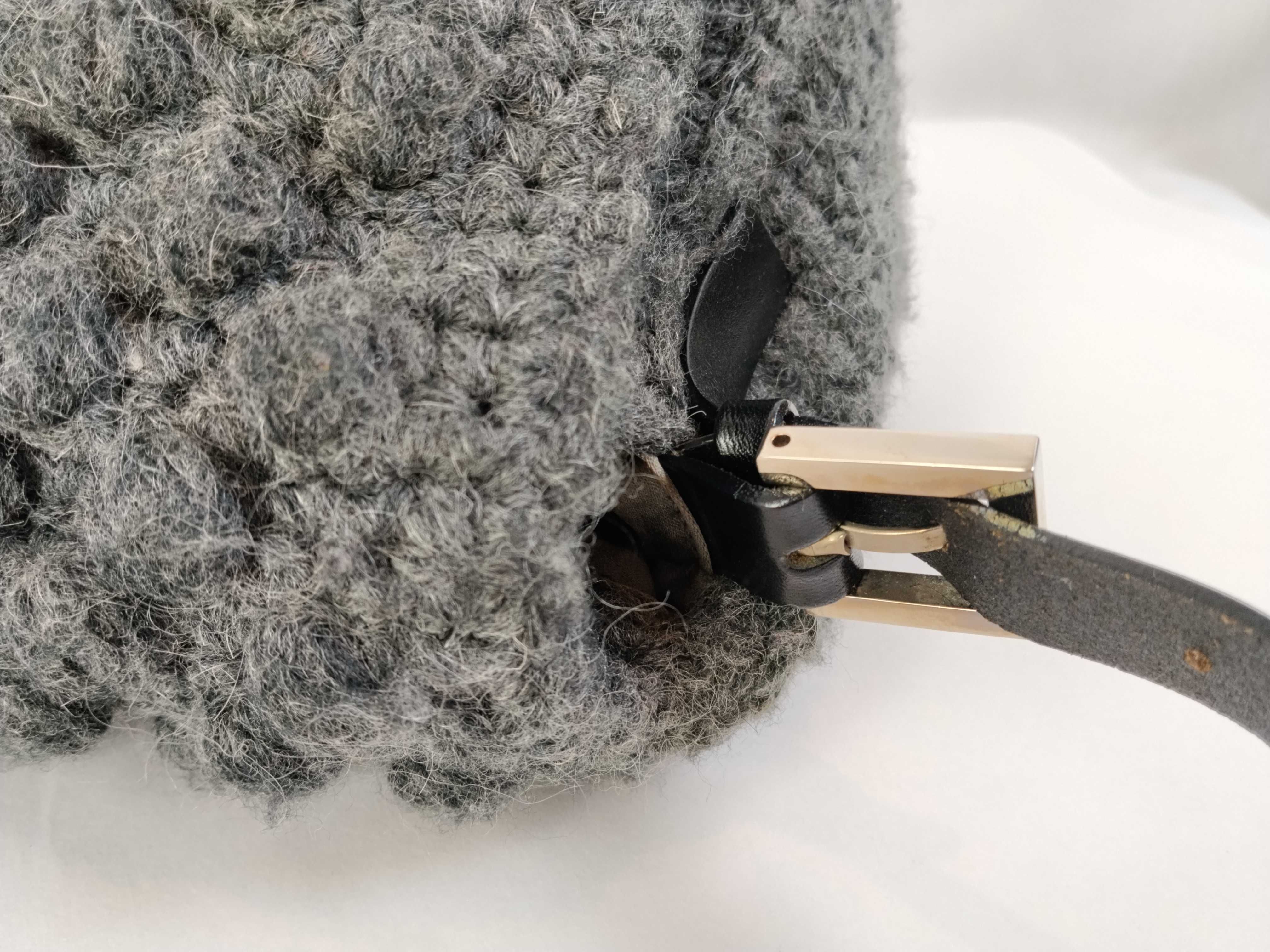 Mamma Fendi Knit Mamma Bucket Shoulder Bag — view 5