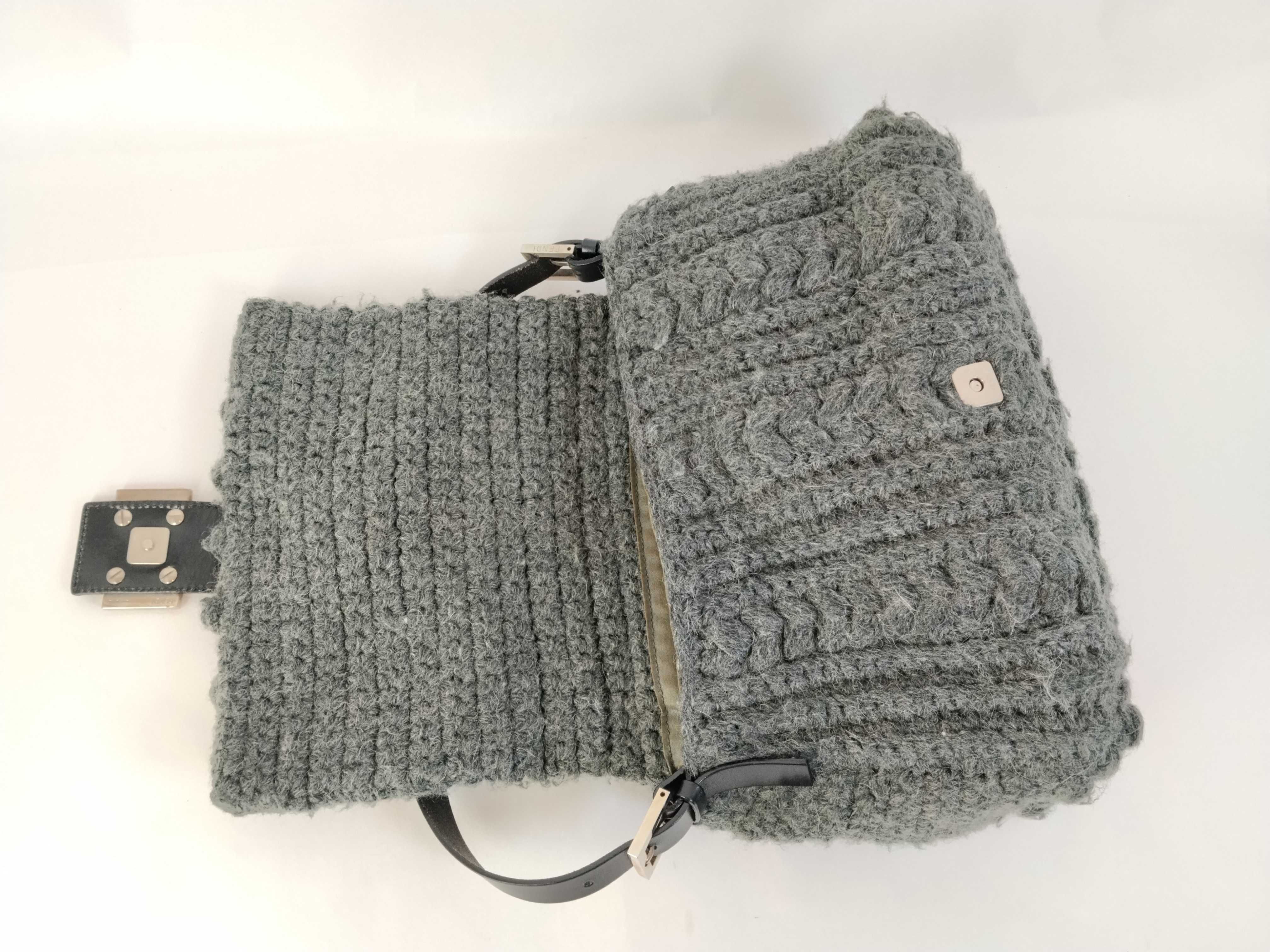 Mamma Fendi Knit Mamma Bucket Shoulder Bag — view 8