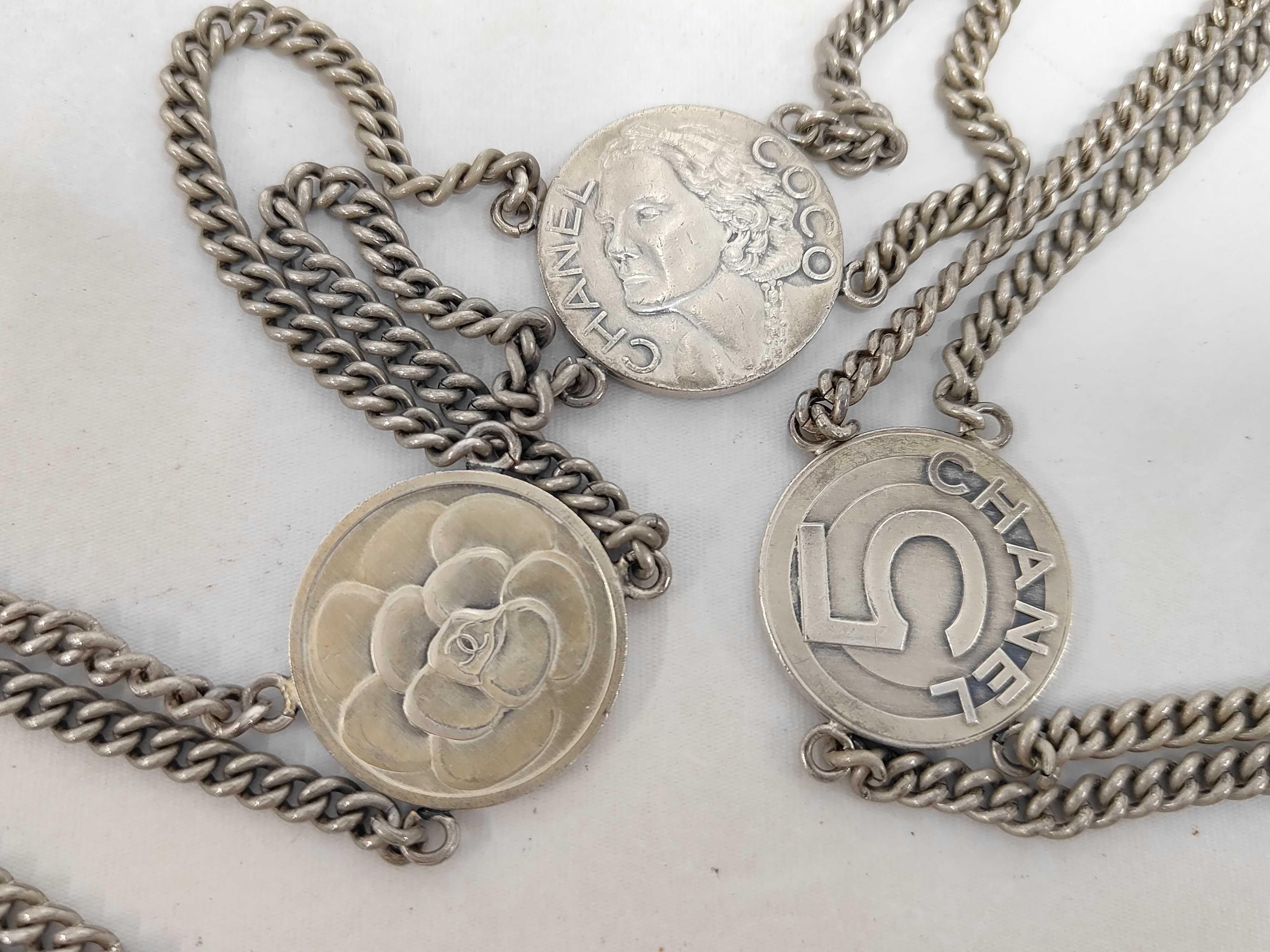 Chain Belt Silver Coin Belt — view 2