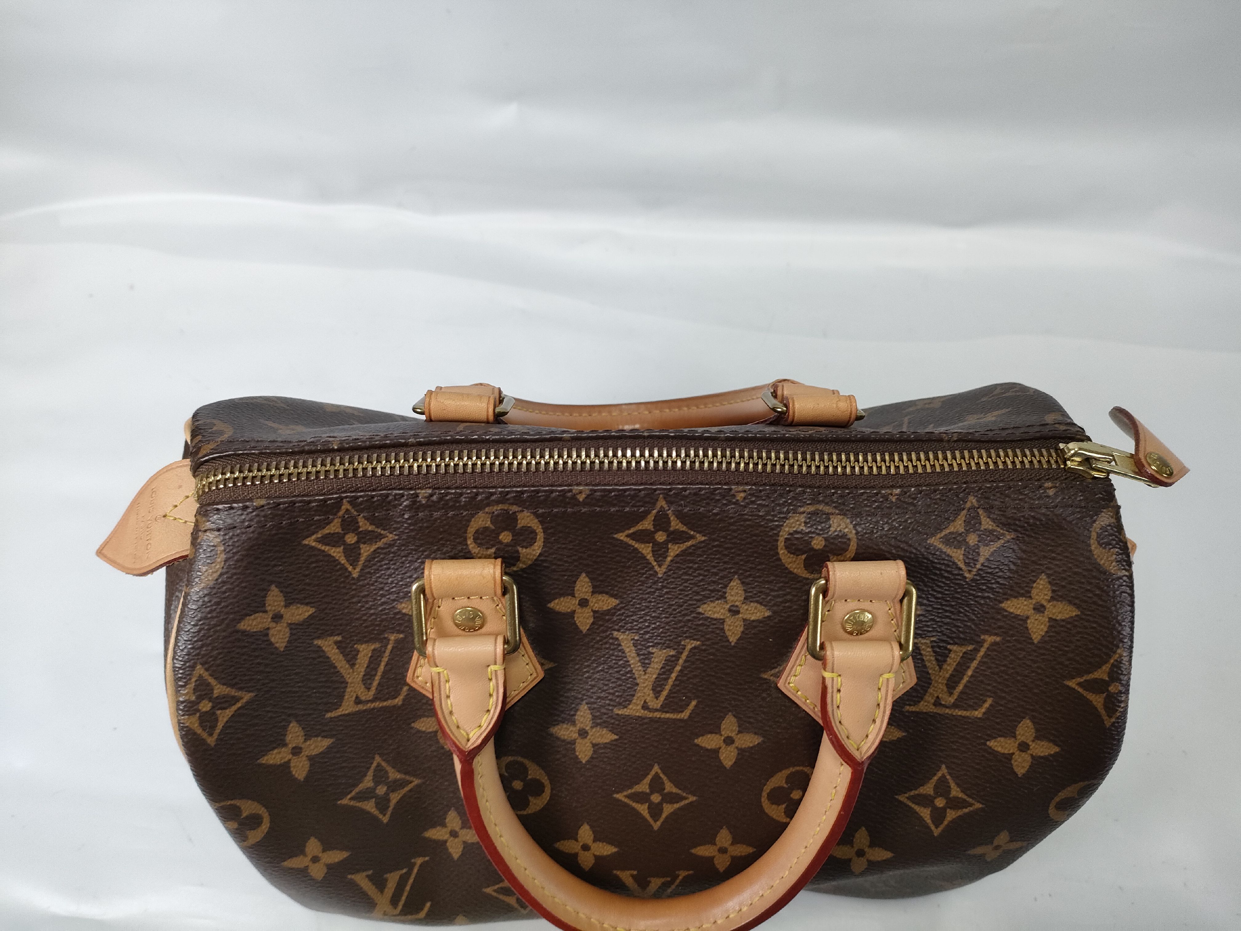 Monogram Speedy 25 Boston Bag with Dust Bag and Box — view 8