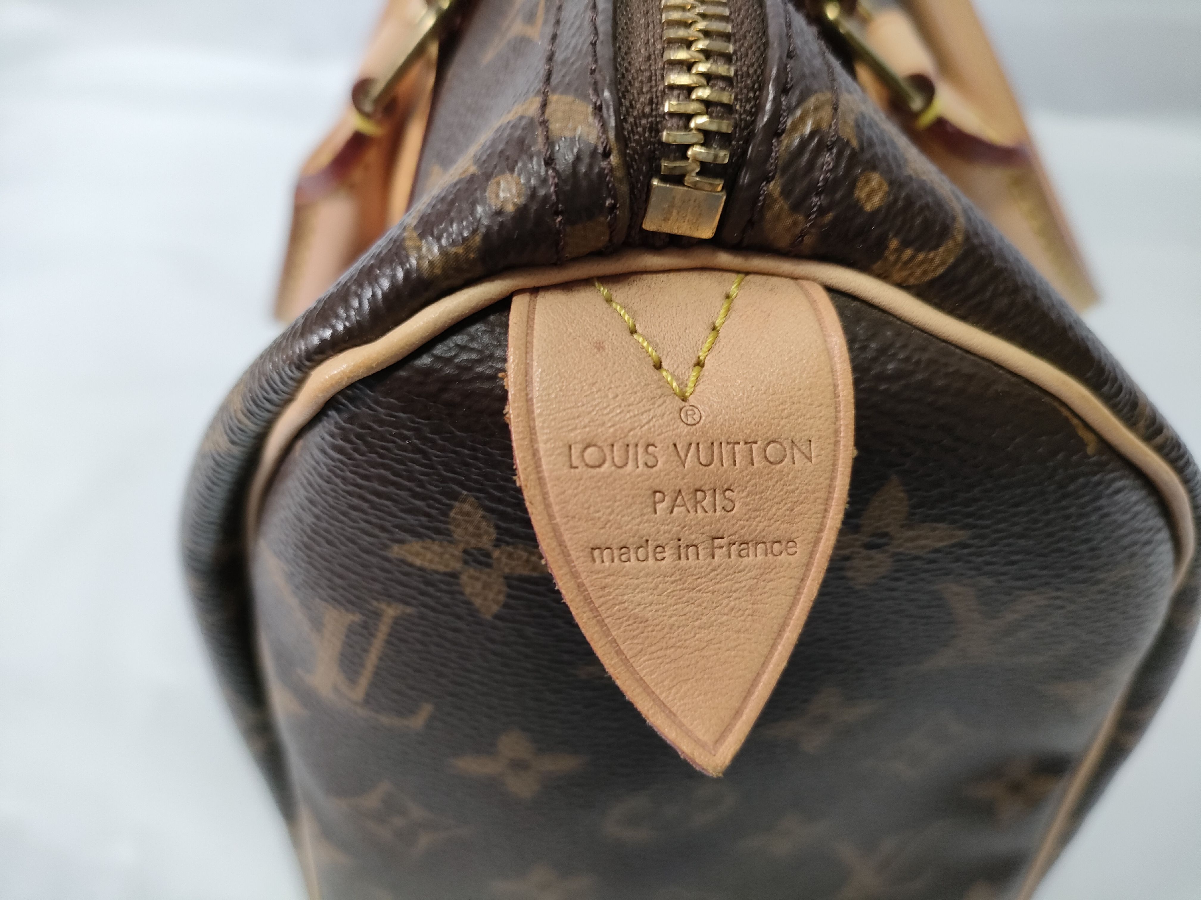 Monogram Speedy 25 Boston Bag with Dust Bag and Box — view 10