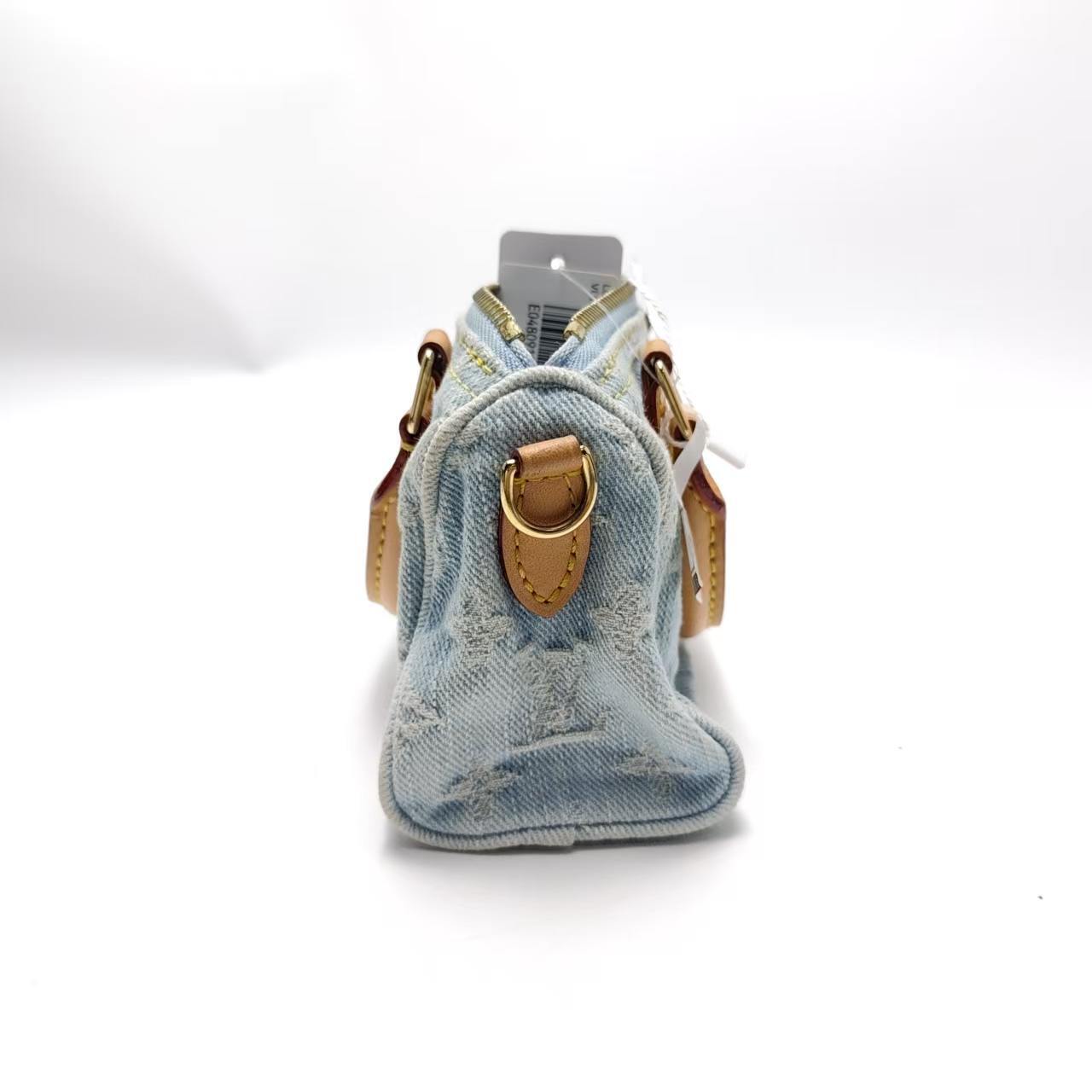 【*Shipped from: China*】LOUIS VUITTON Speedy Nano Denim Shoulder Bag — view 4