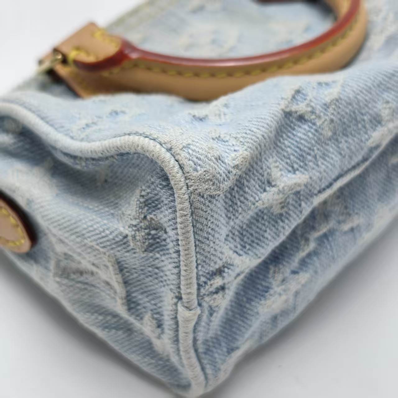 【*Shipped from: China*】LOUIS VUITTON Speedy Nano Denim Shoulder Bag — view 6