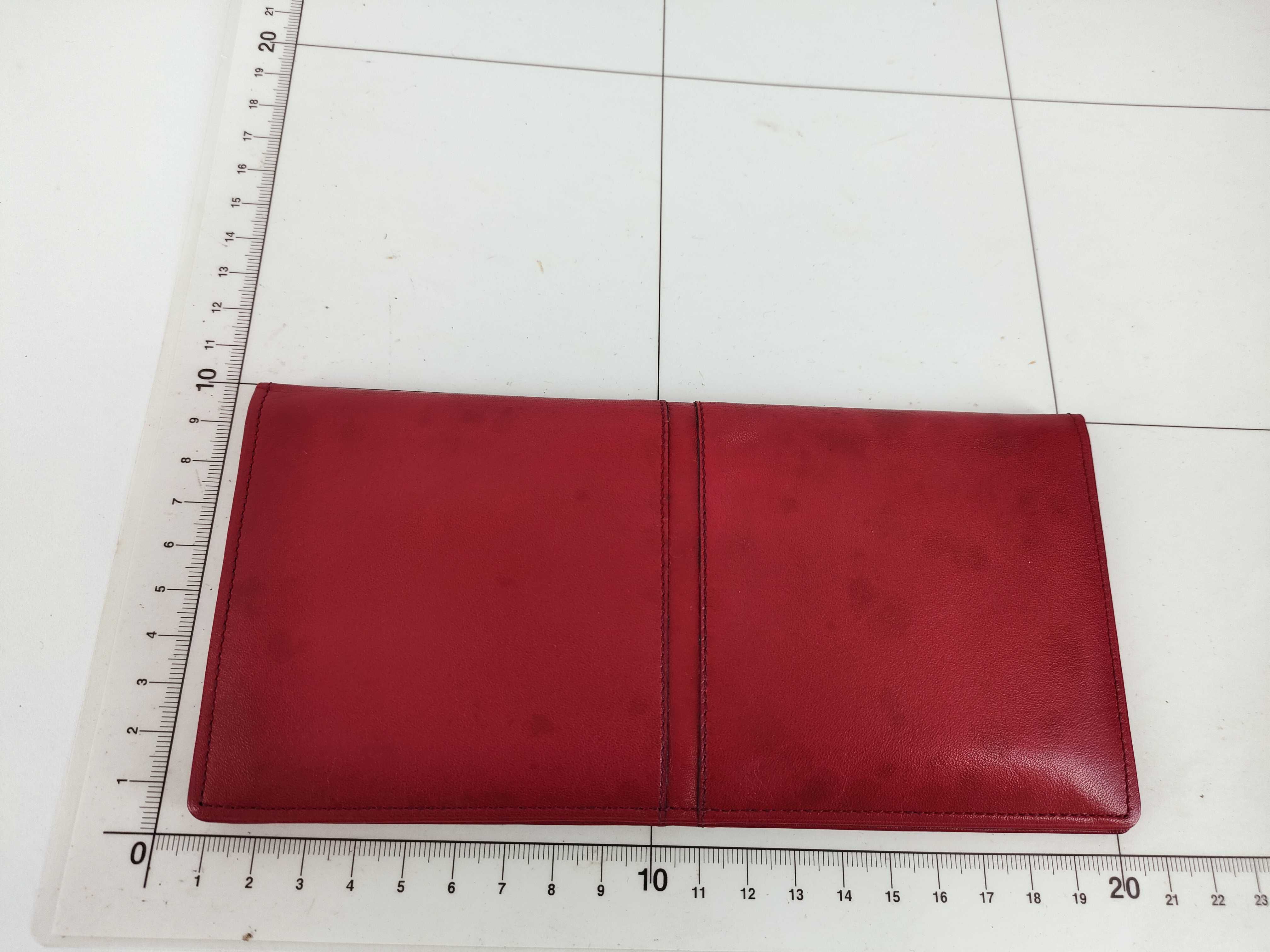 Long Wallet, Red Leather Wallet — view 2