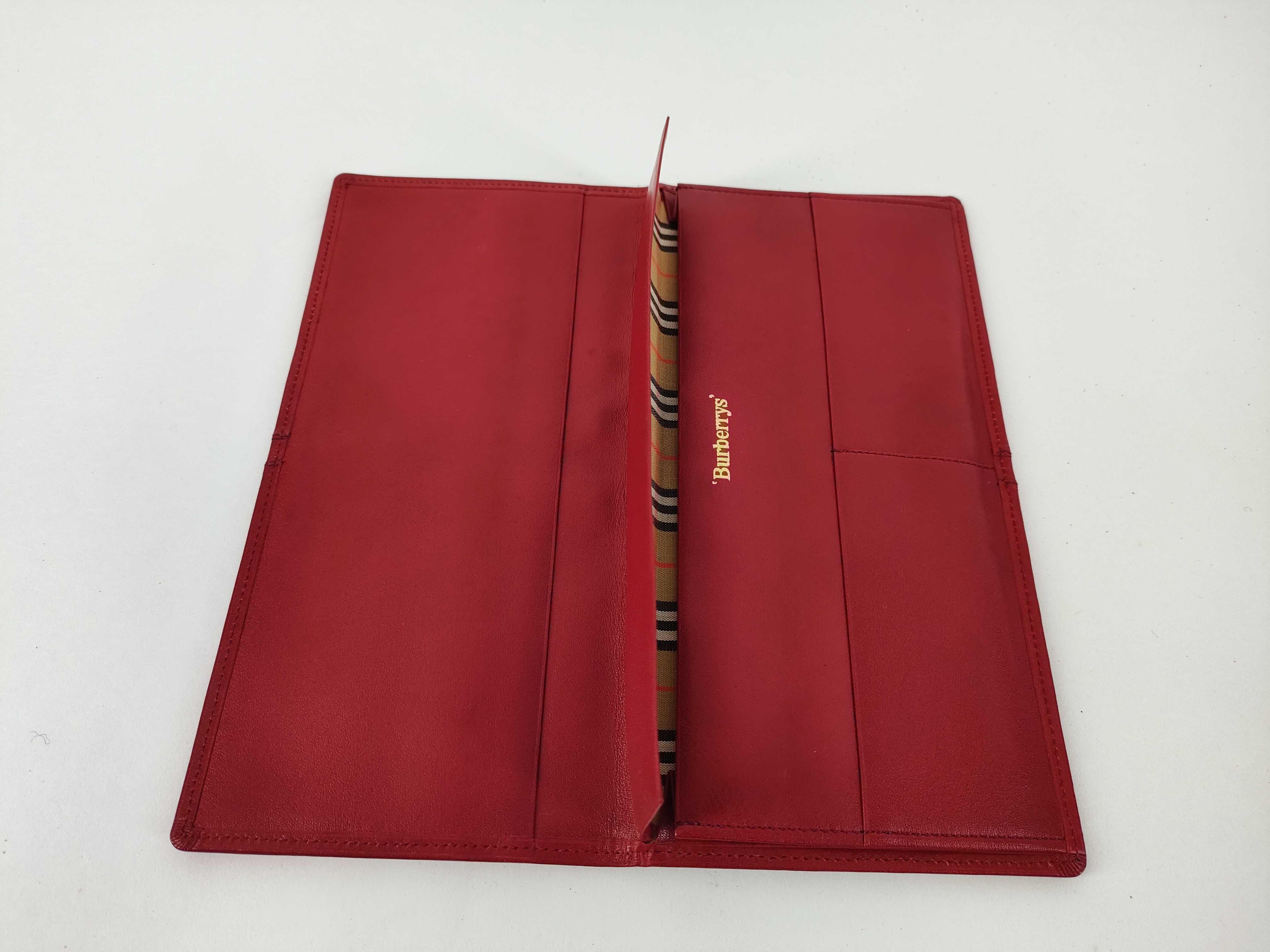 Long Wallet, Red Leather Wallet — view 9