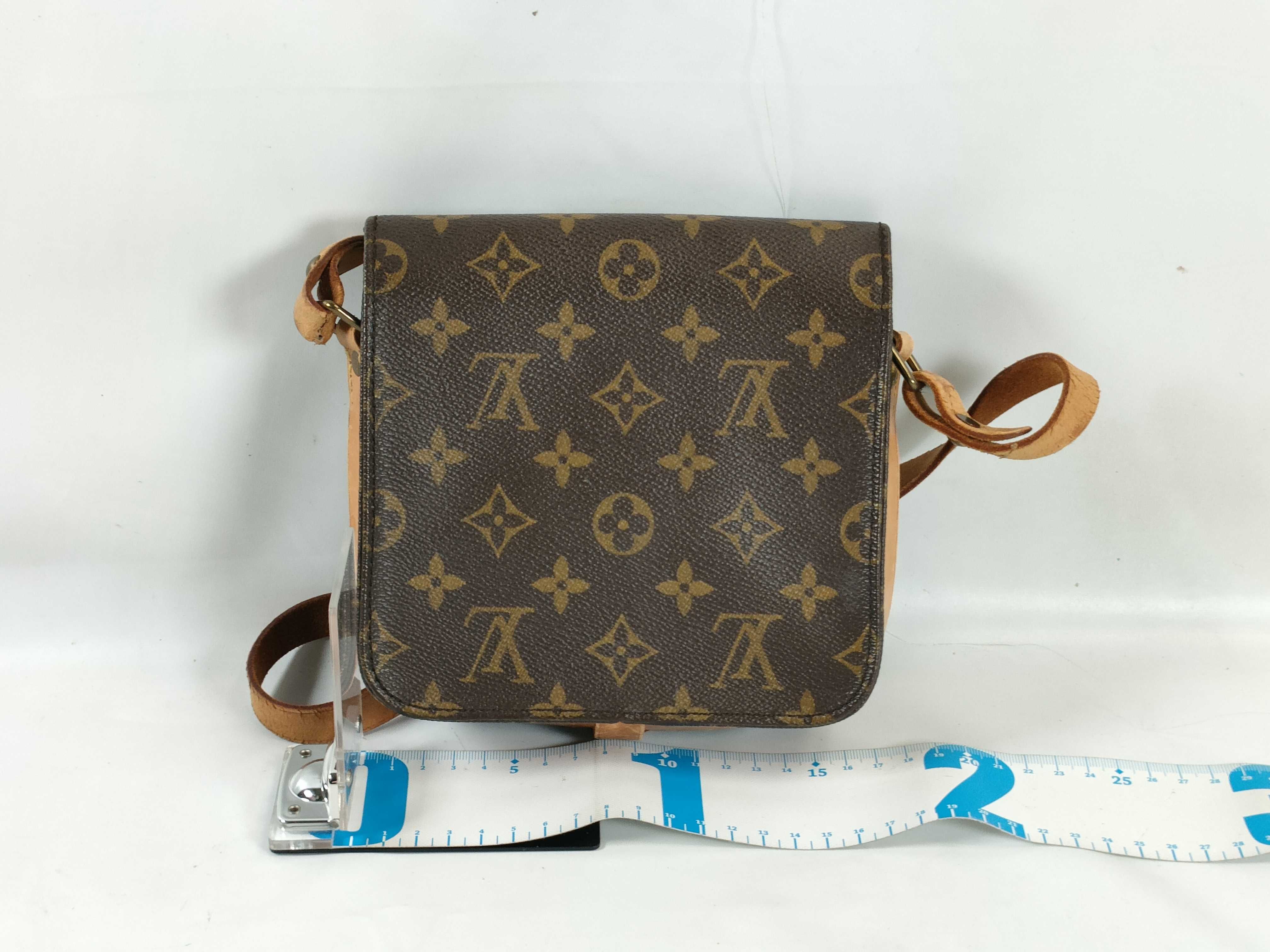 Monogram Louis Vuitton Monogram Shoulder Bag Mini Cartouchiere M51254 Shoulder Bag — view 2