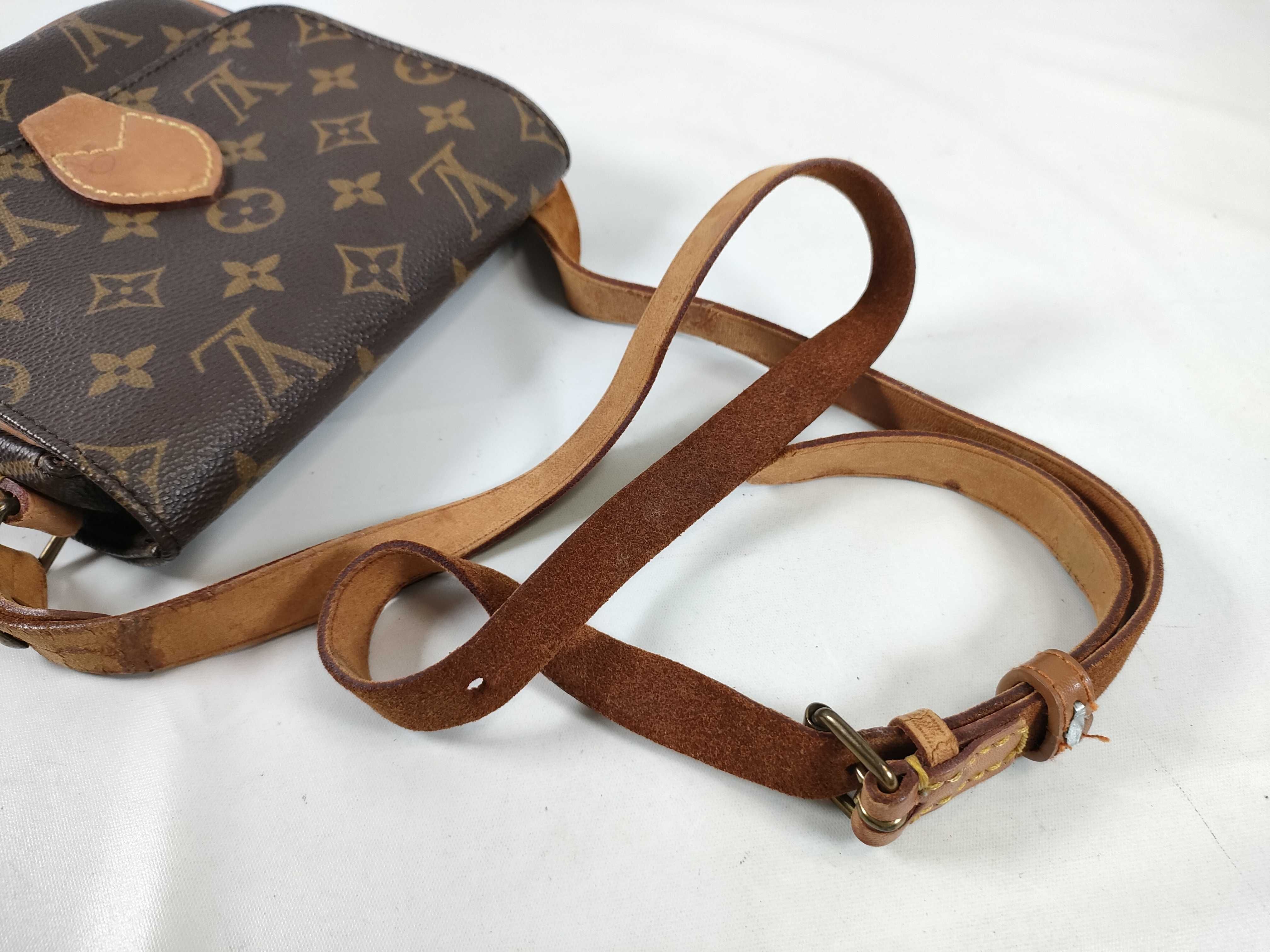 Monogram Louis Vuitton Monogram Shoulder Bag Mini Cartouchiere M51254 Shoulder Bag — view 3